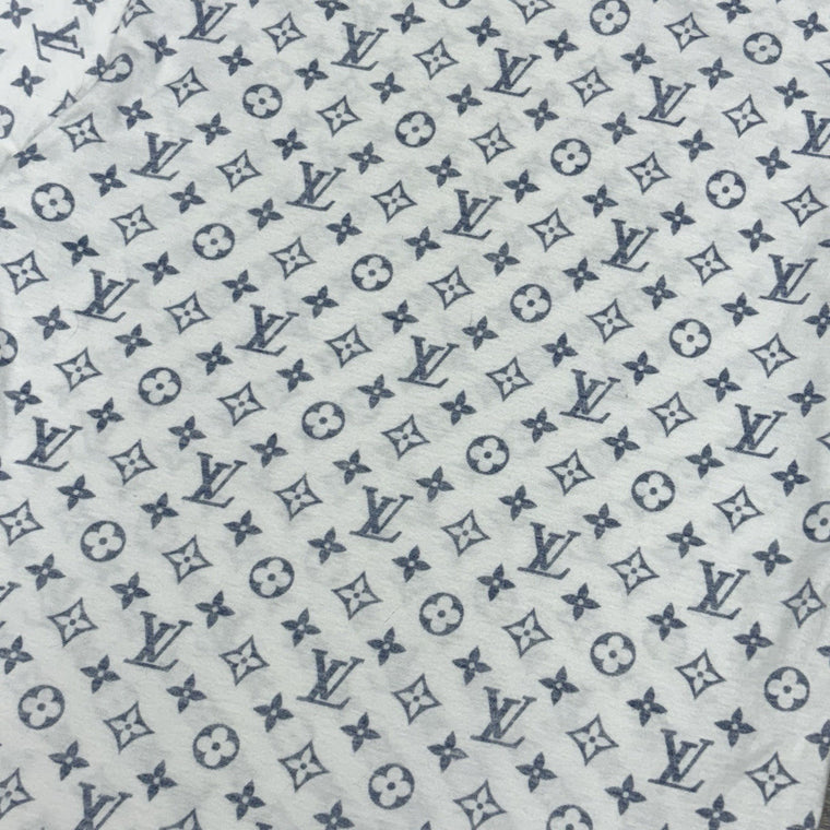 Monogram Printed With Chain White Blue — photo 11
