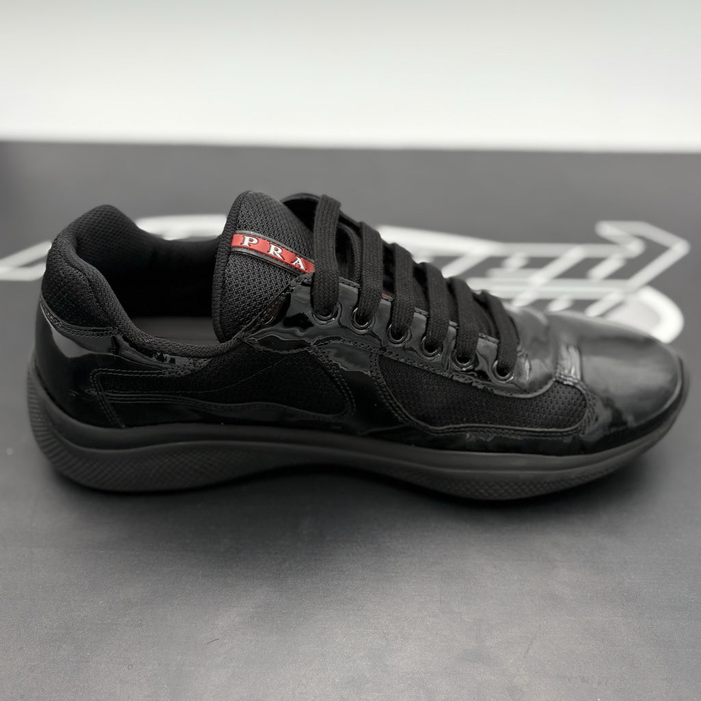 Size 10.5 UK (11.5 US) Prada Americas Cup ' Black ' | SUPER CLEAN!