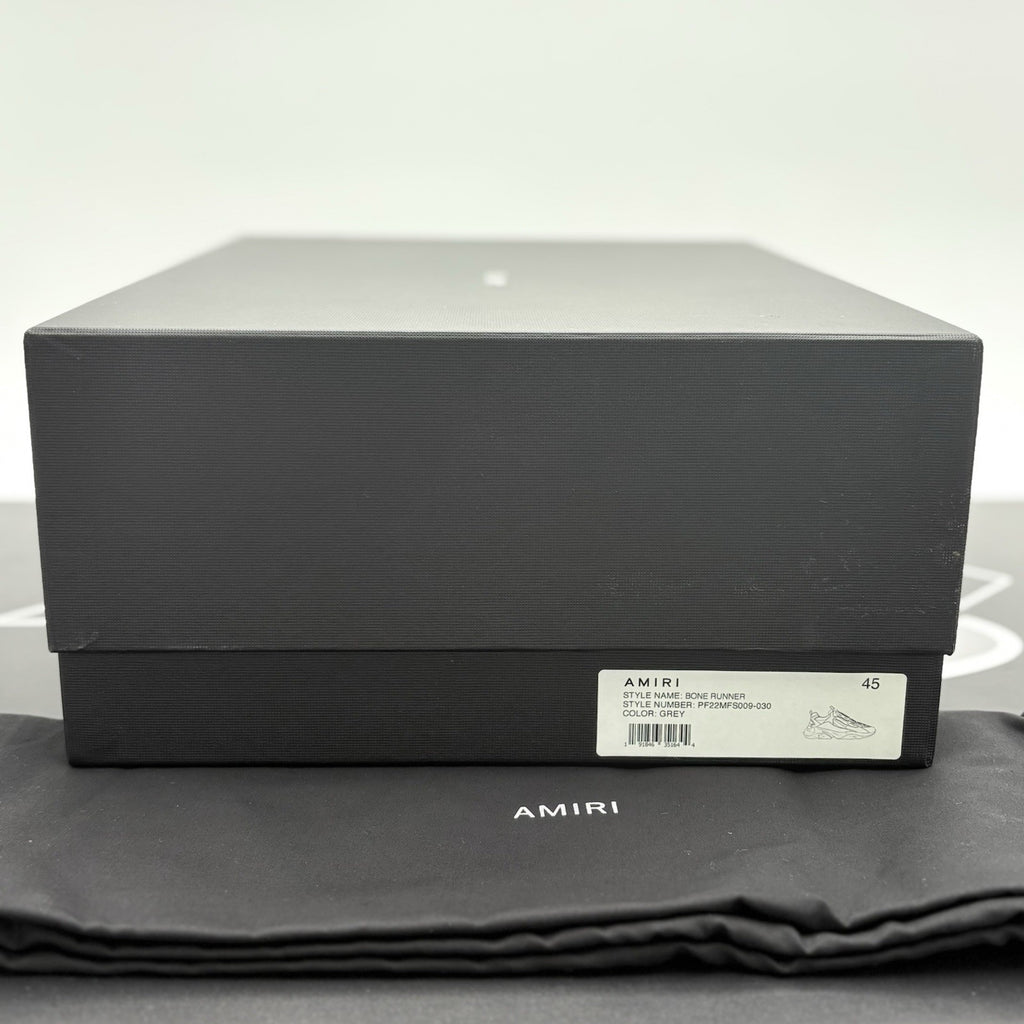 Size 45 (12 US) Amiri Bone Runner ' Grey ' | BRAND NEW! * 100% AUTHENTIC *