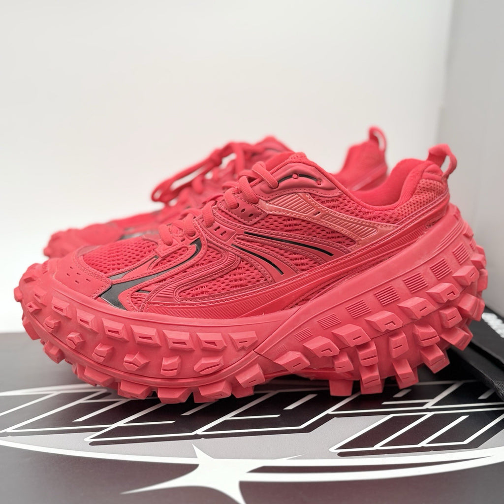 Size 40 (7 US) - Balenciaga Bouncer Defender Sneaker ' Red ' | EXCELLENT COND!
