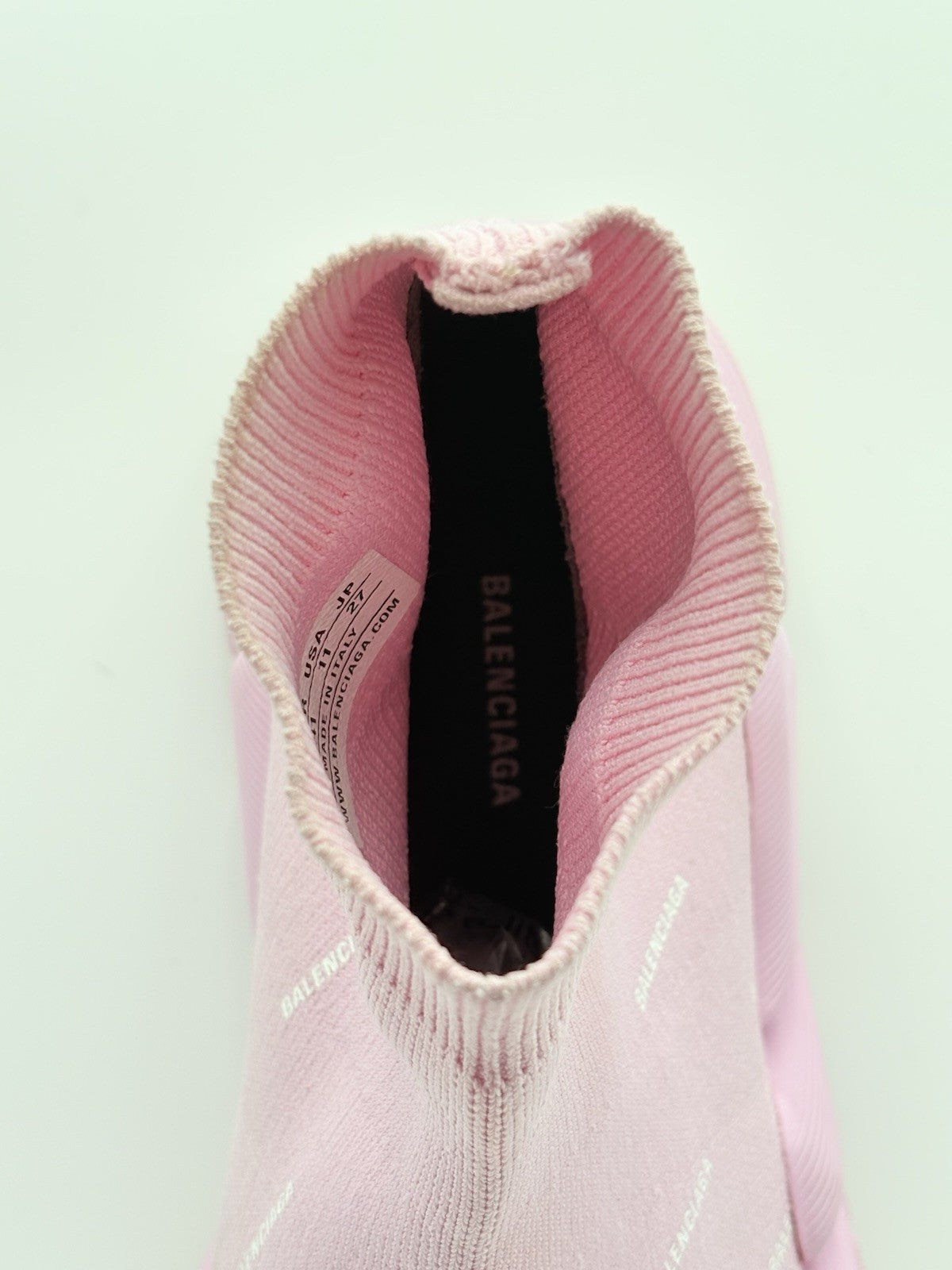 Size 41 - Balenciaga Speed 2.0 Logo All Over ' Pink ' | GREAT CONDITION!