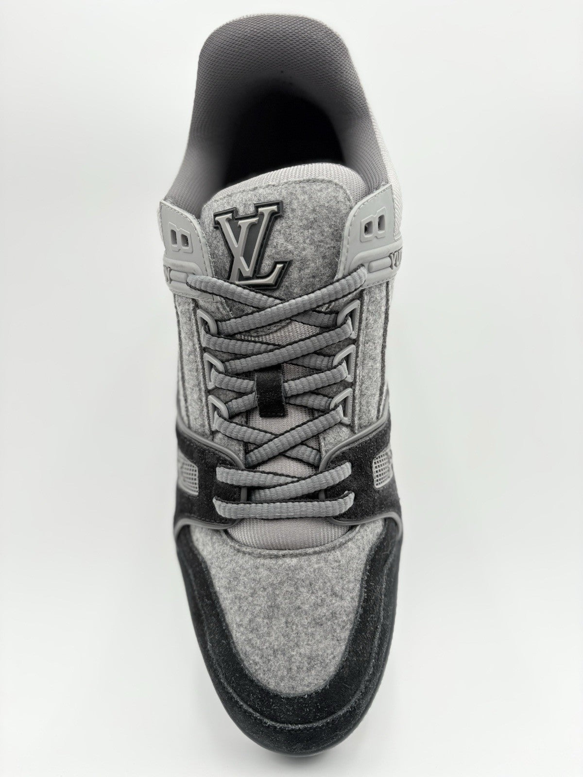 Size 9.5 LV (10.5-11 US) Louis Vuitton Trainer  ' Black Grey ' | SUPER CLEAN!