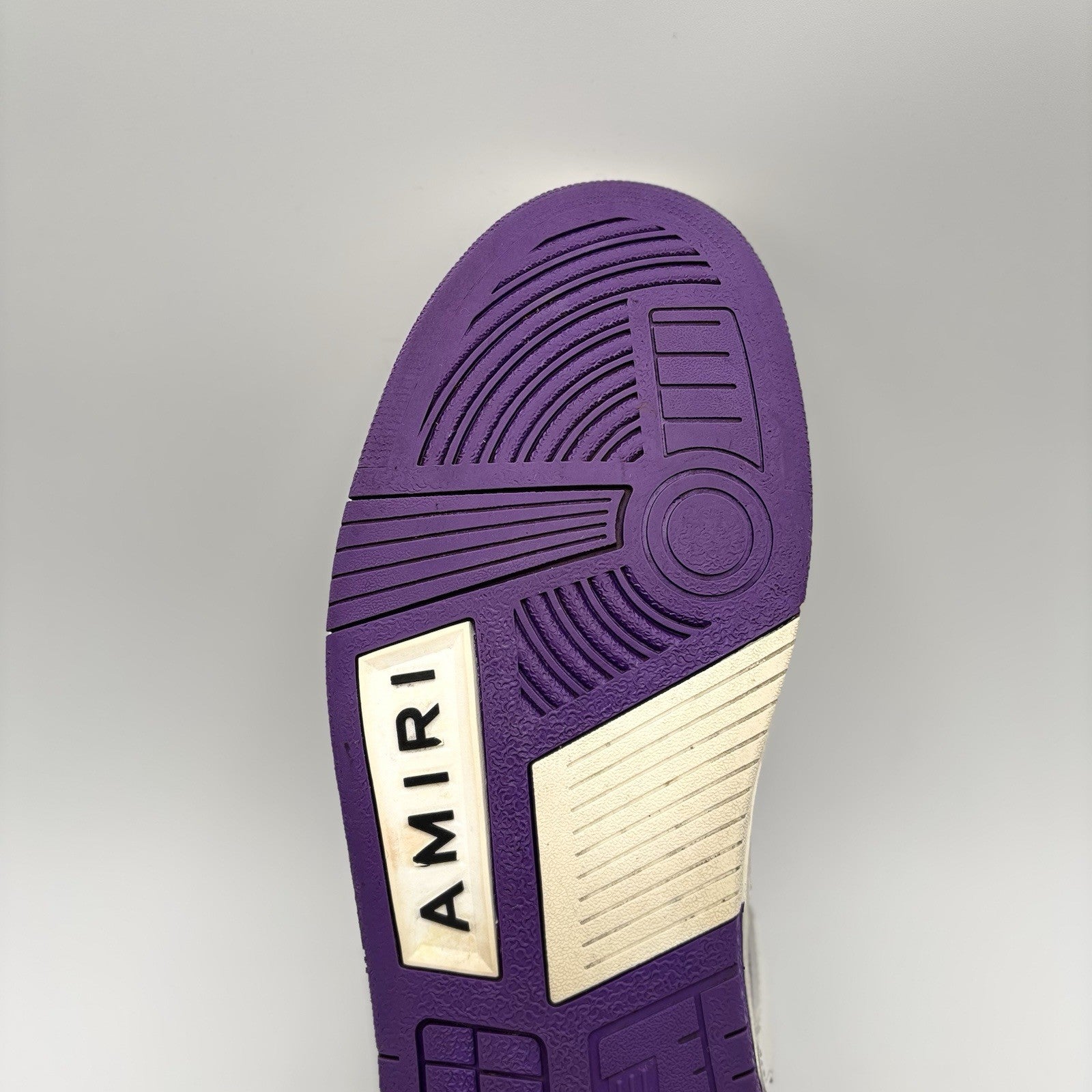 Size 43 (10 US) - Amiri Bandana Skel Low Top ' White, Purple ' | GREAT COND!