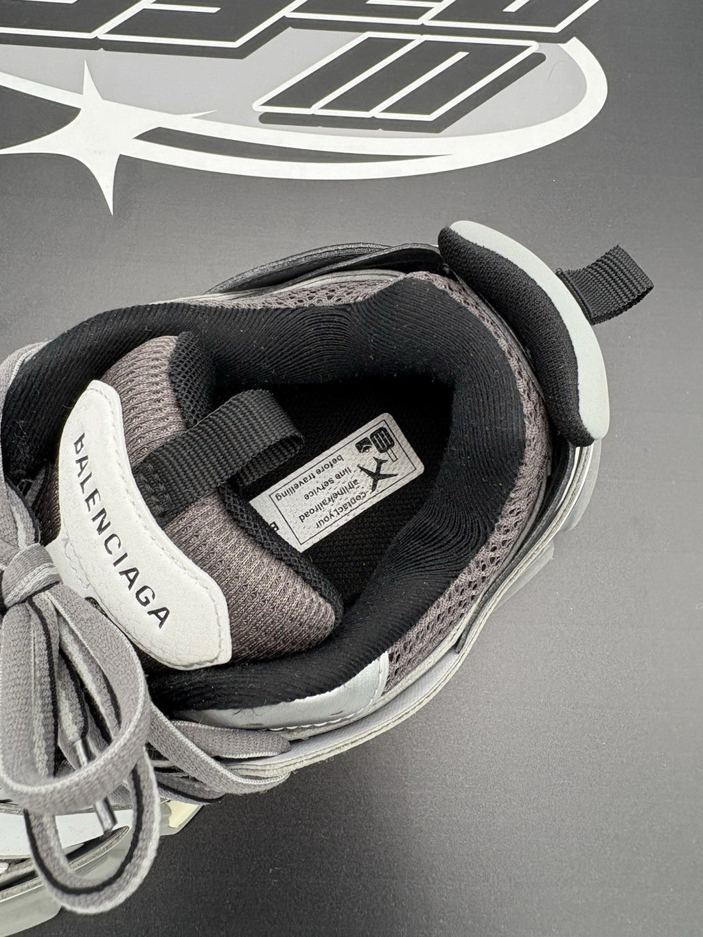 Size 40 (7 US) - Balenciaga Track LED Sneaker ' Silver, Grey ' | GREAT COND!