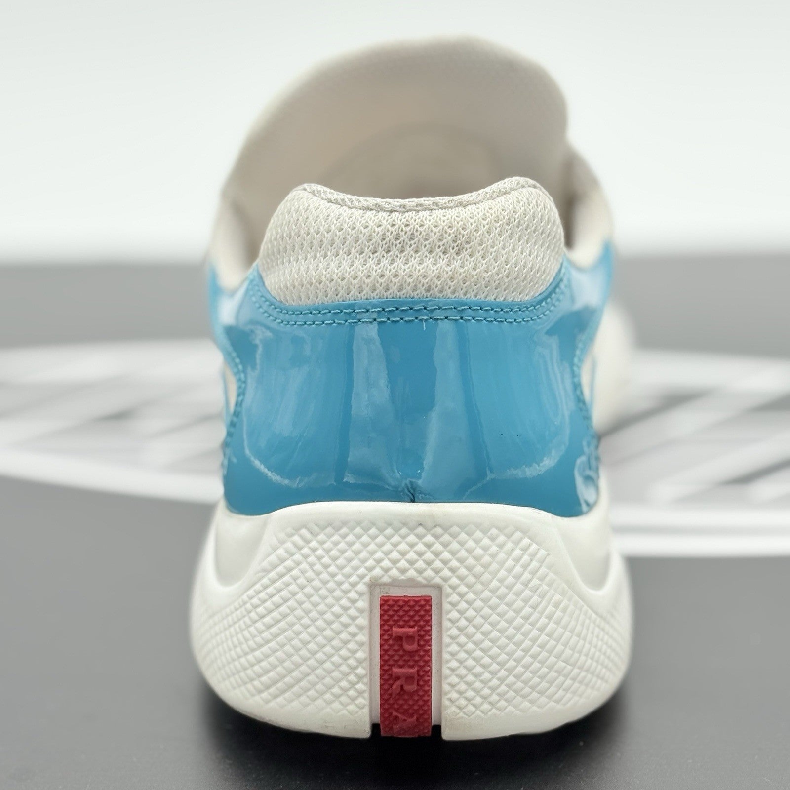 Size 8.5 UK (9.5 US) - Prada Americas Cup ' Light Blue White ' | GOOD COND!