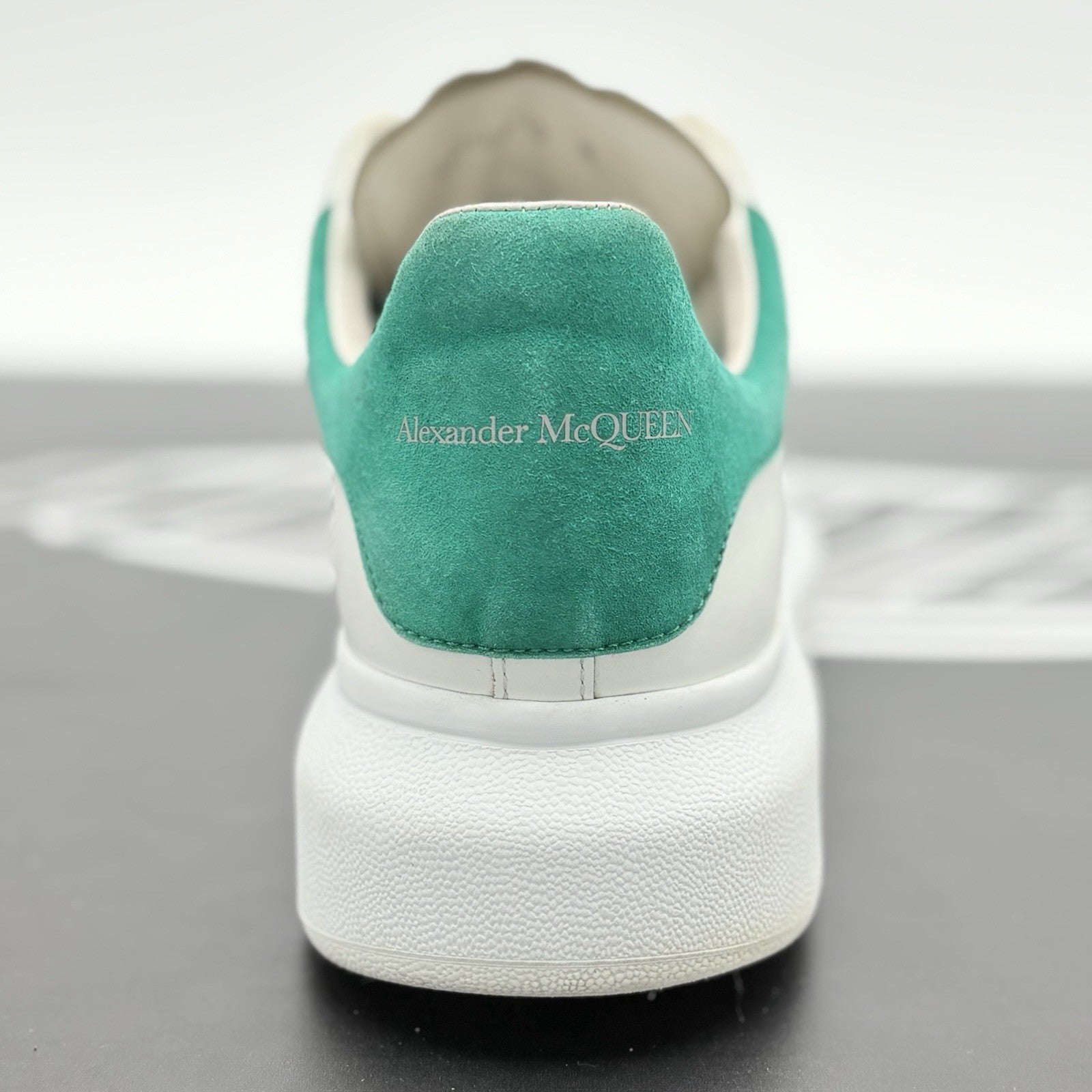 Size 42 (9 US) Alexander McQueen Oversized ' White Aruba Blue ' | GOOD CONDITION