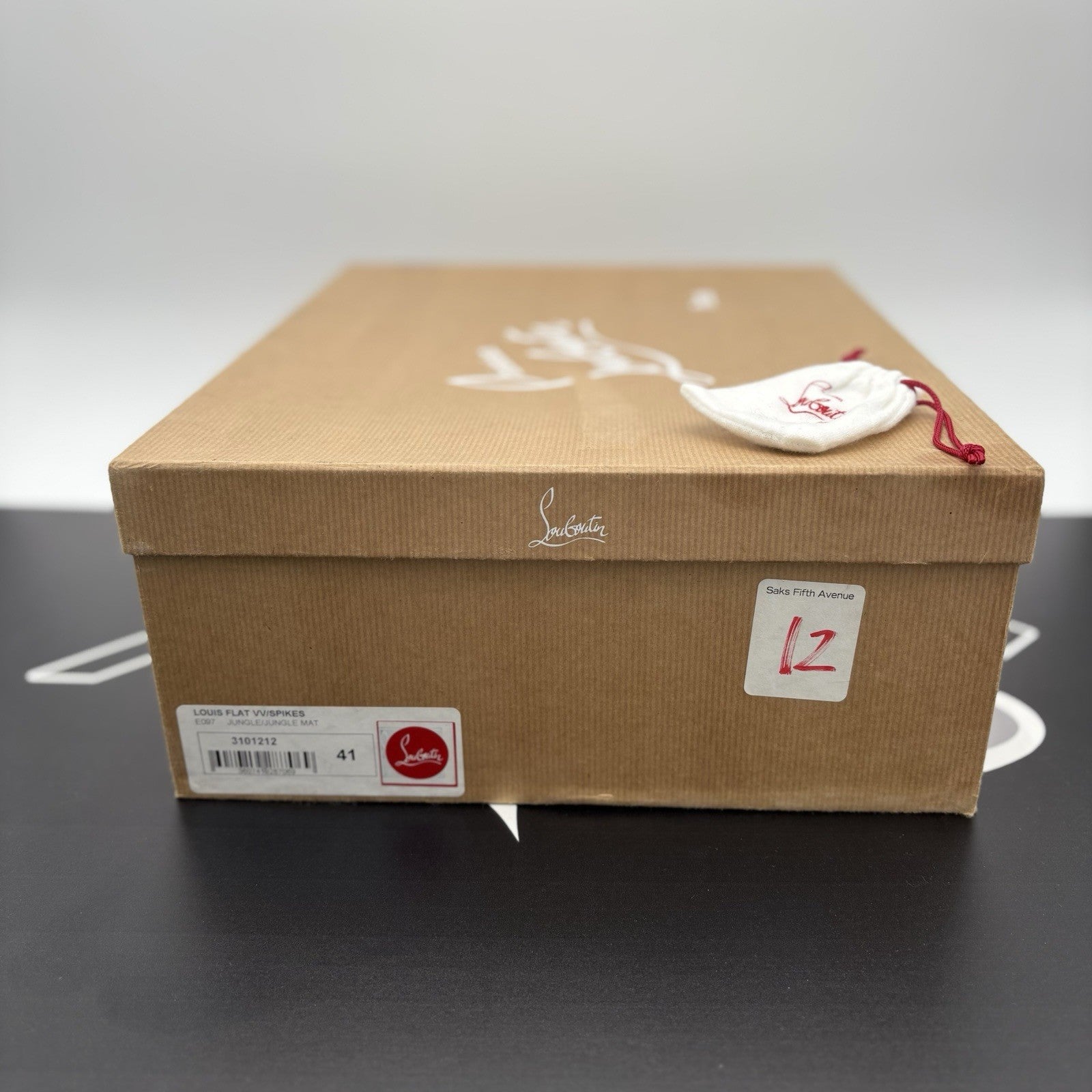 Size 41 (8 US) - Christian Louboutin Spikes ' Green ' | EXCELLENT CONDITION!
