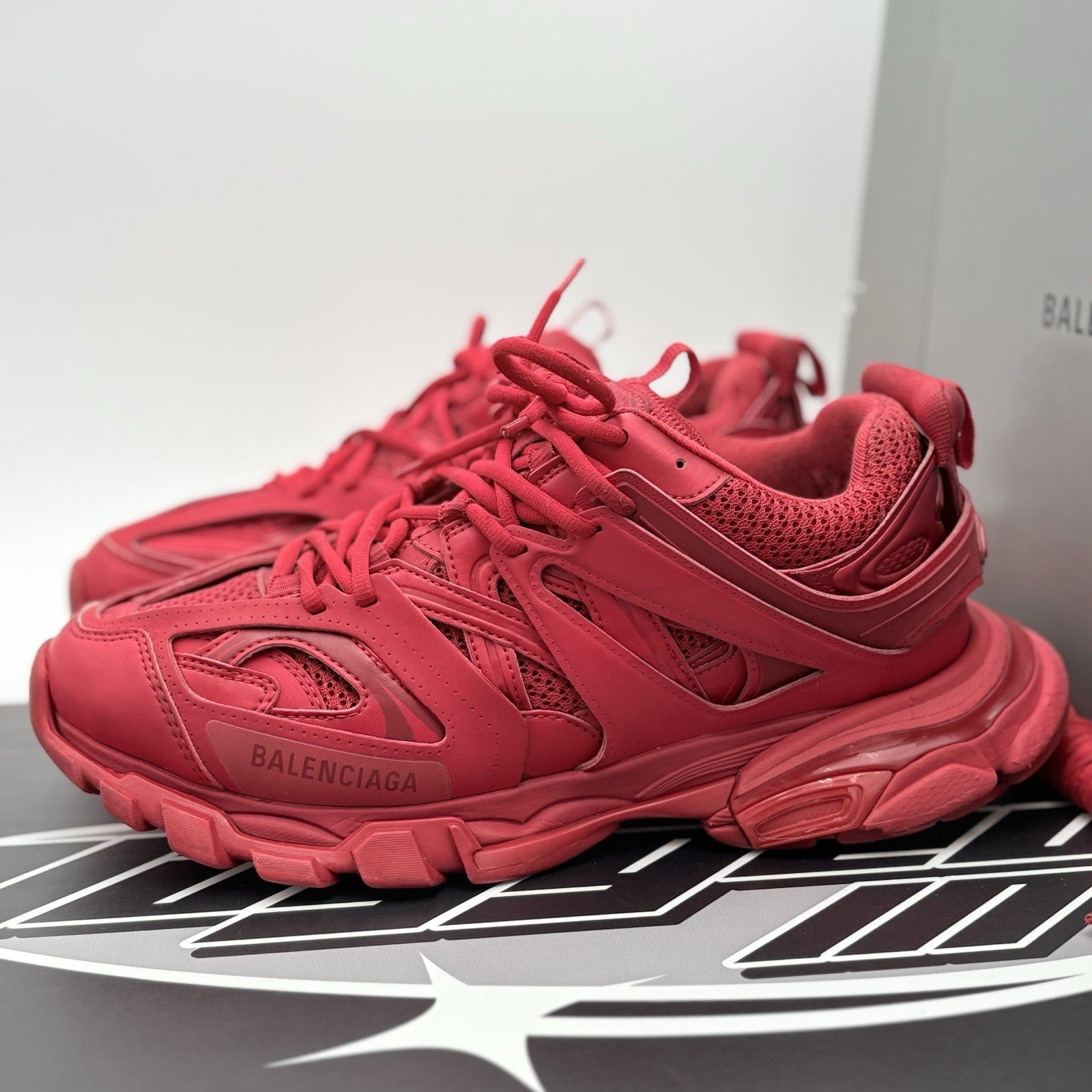 Size 42 (9 US) - Balenciaga Track ' Red ' | GOOD CONDITION!
