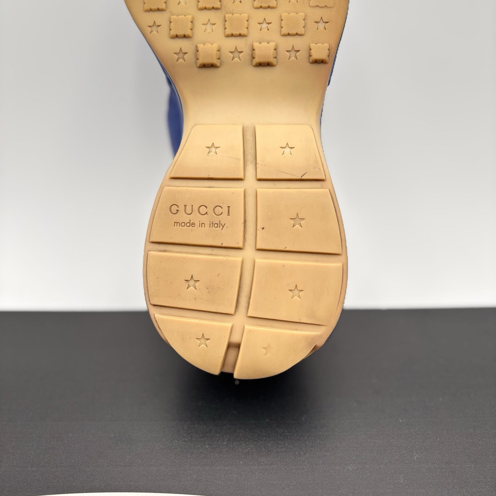 Size 8 G (8.5 US) - Gucci Rhyton MLB Edition ' New York Yankees Blue '