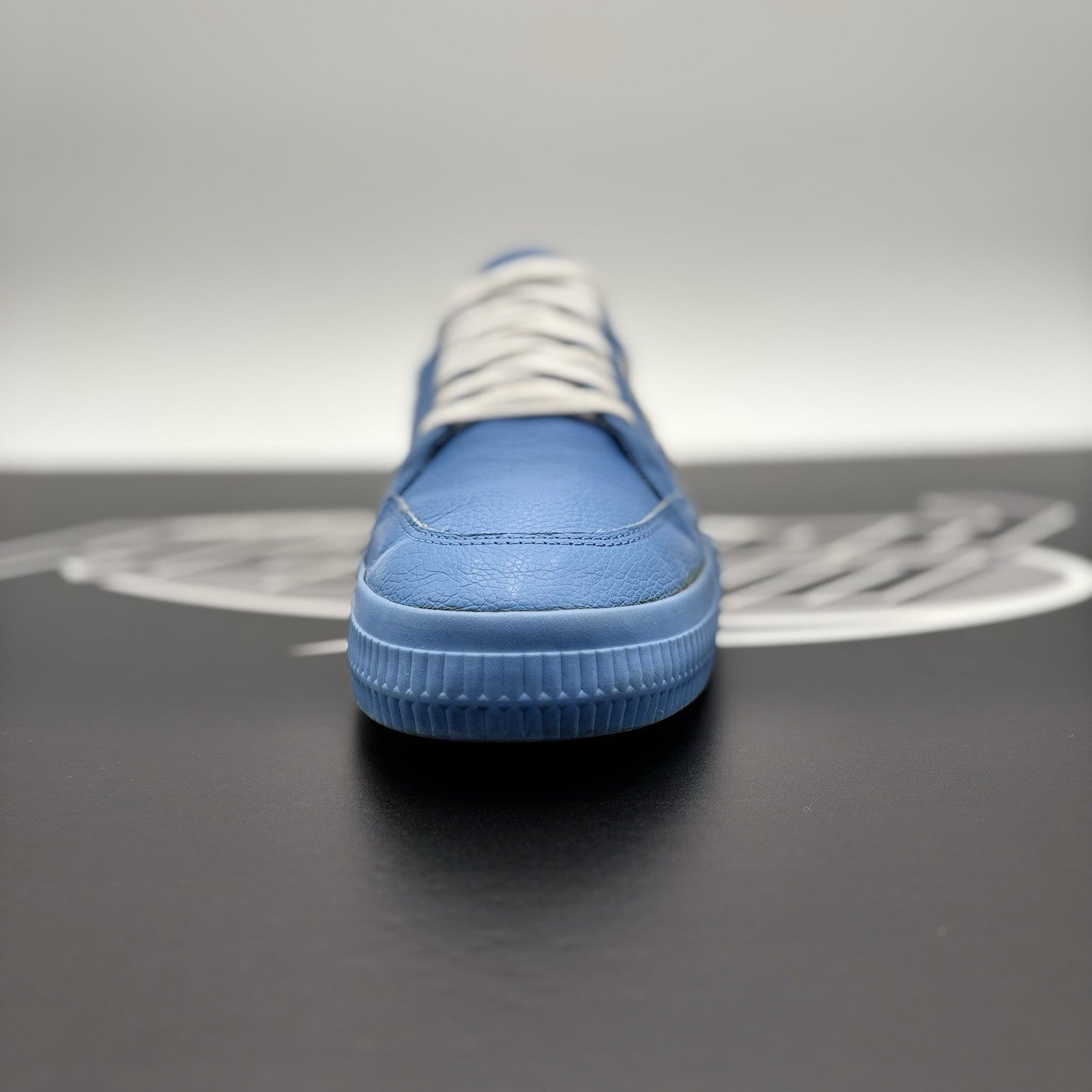 Size 43 (10 US) - Off-White Vulc Leather ' Blue, White ' | GREAT CONDITION!