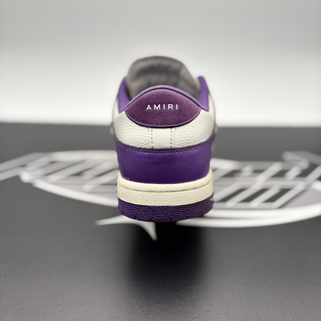 Size 43 (10 US) - Amiri Bandana Skel Low Top ' White, Purple ' | GREAT COND!