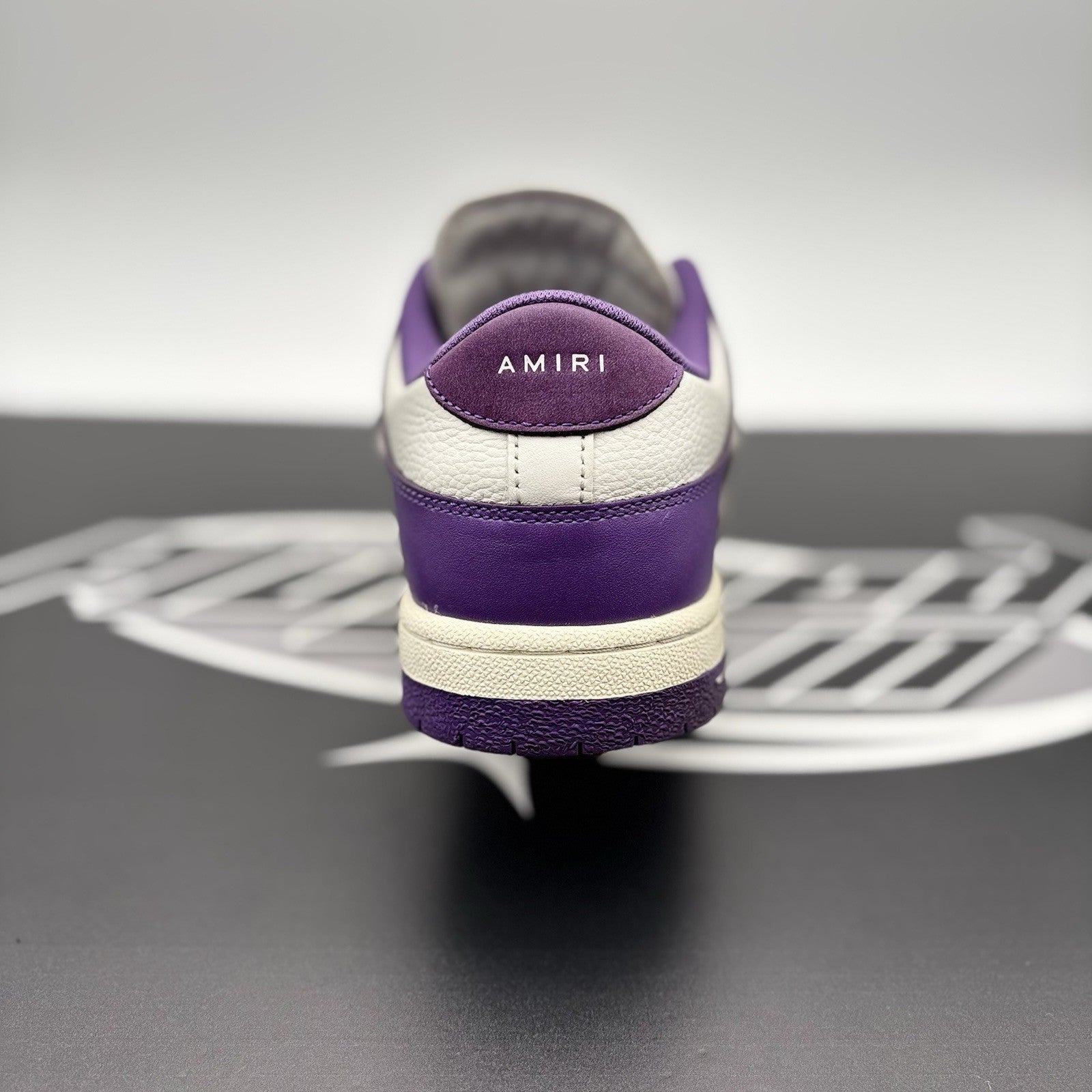 Size 43 (10 US) - Amiri Bandana Skel Low Top ' White, Purple ' | GREAT COND!