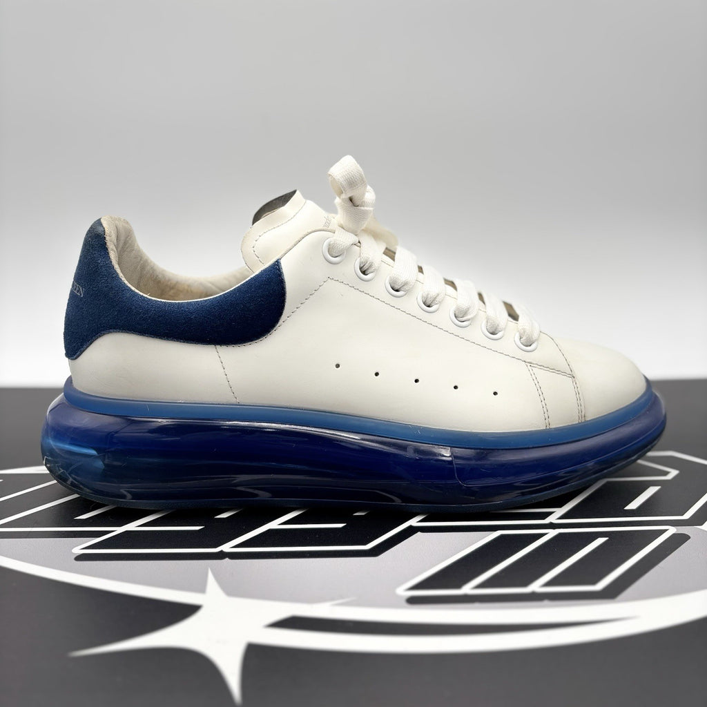 Size 43 EU (10 US) - Alexander McQueen ' White, Blue Bottoms ' | GOOD CONDITION!