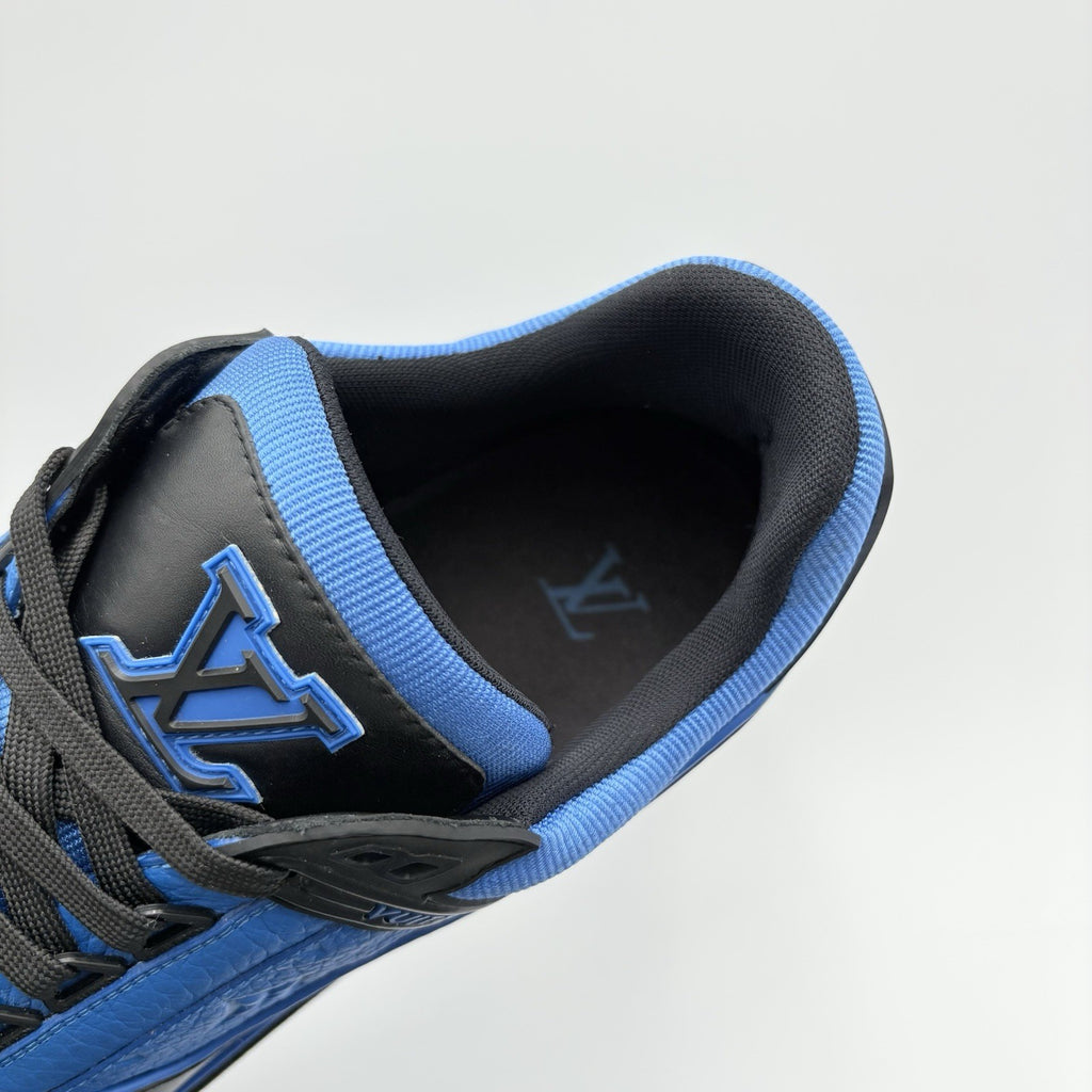 Size 11 LV (12-12.5 US) Louis Vuitton Trainer ' Black Blue ' | GREAT CONDITION!