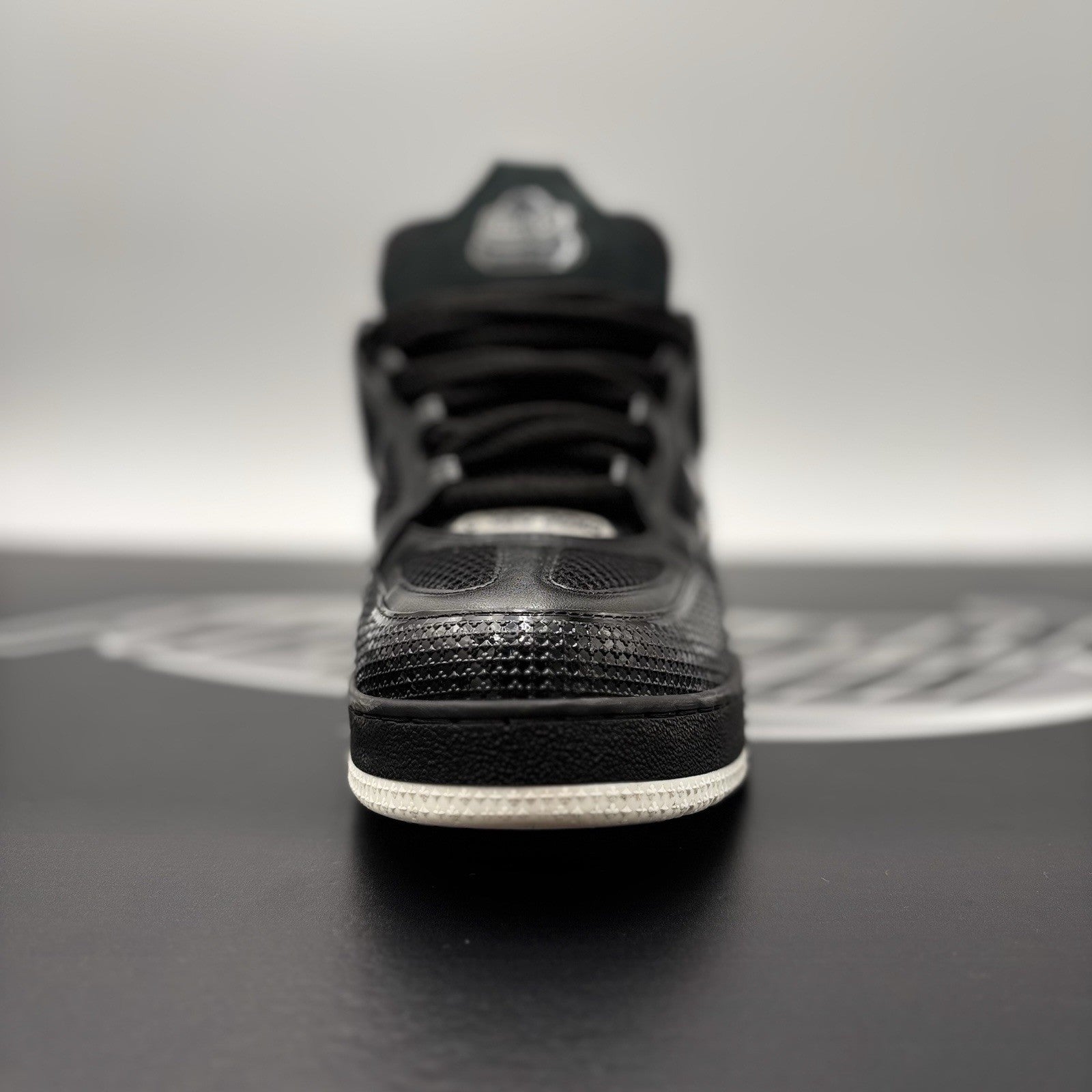 Size 8.5 LV (9.5-10 US) Louis Vuitton Skate ' Black White '