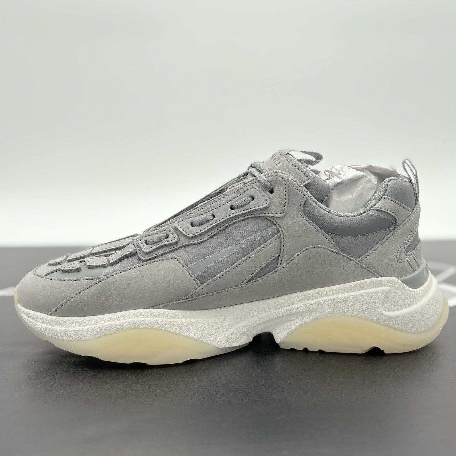 Size 43 (10 US) Amiri Bone Runner ' Grey ' | BRAND NEW! * 100% AUTHENTIC *
