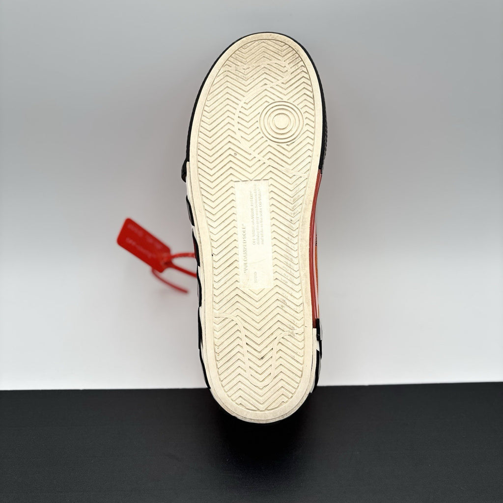 Size 44 (11 US) - Off White Vulcanized Low Orange Black ' | GOOD CONDITION!