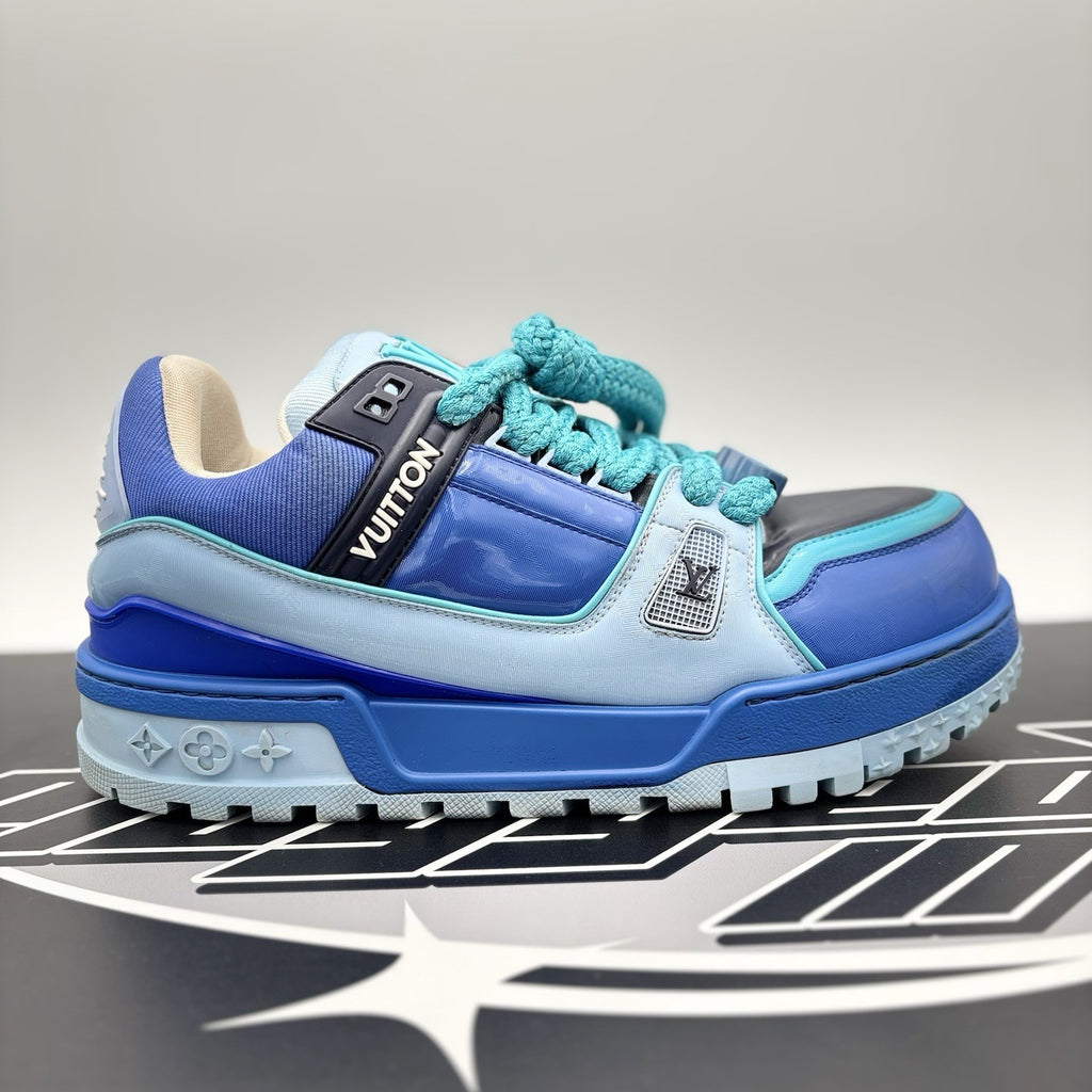 Size 9 LV (10-10.5 US) - Louis Vuitton Maxi ' Blue, Teal ' | GREAT CONDITION!
