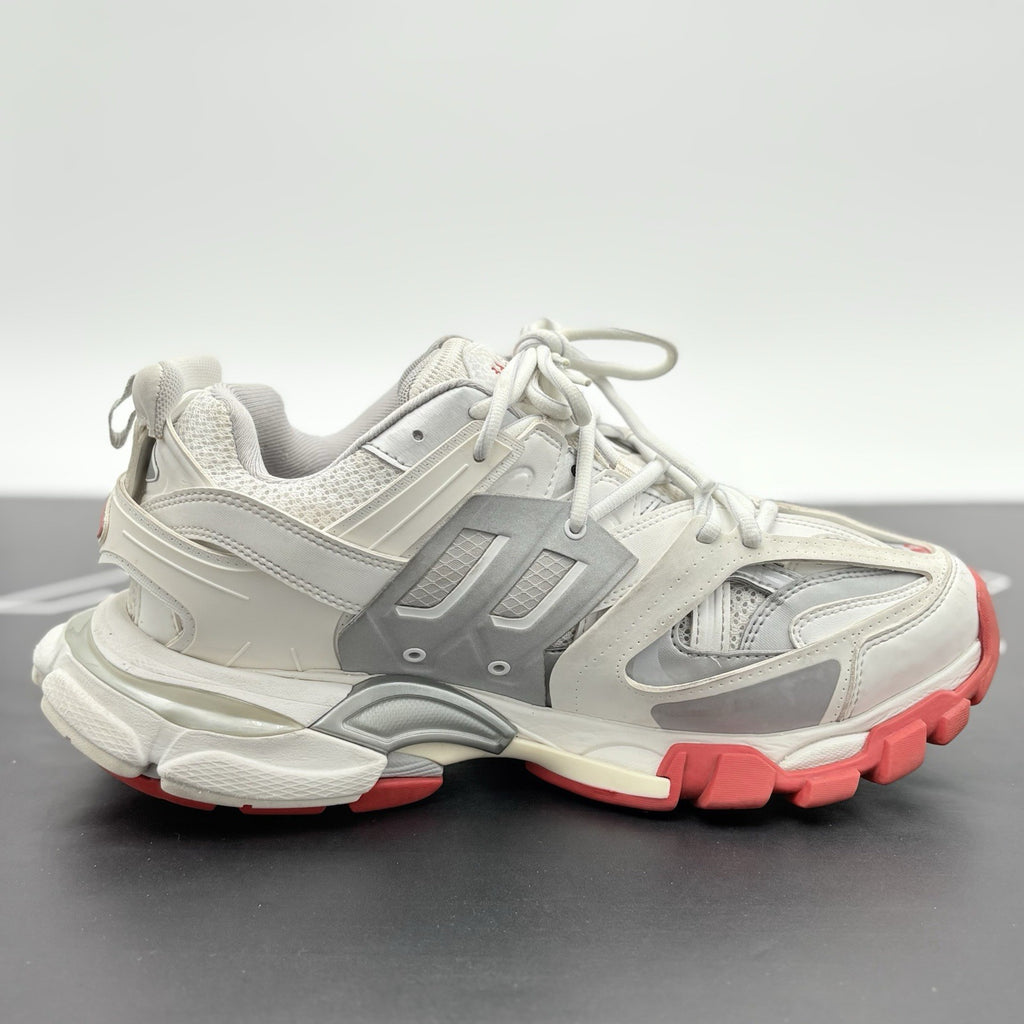 Size 42 (9 US) - Balenciaga Track Sneaker ' White Red ' | SUPER CLEAN!