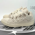 Size 46 (13 US) Lanvin Curb Sneaker ' Monochrome Peach ' | GOOD CONDITION!