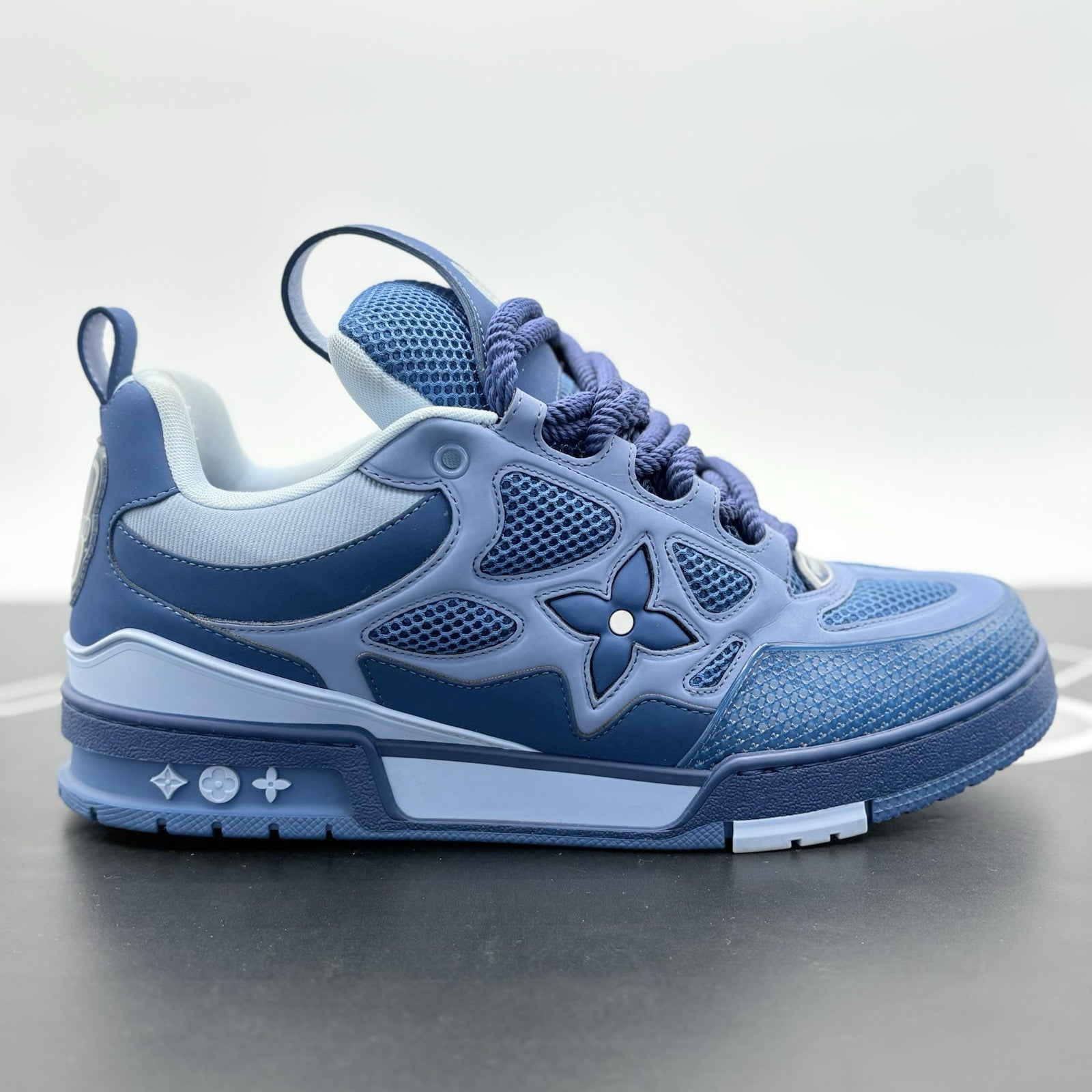 Size 9 LV (10-10.5 US) Louis Vuitton Skate ' Blue Light Blue ' | SUPER CLEAN!