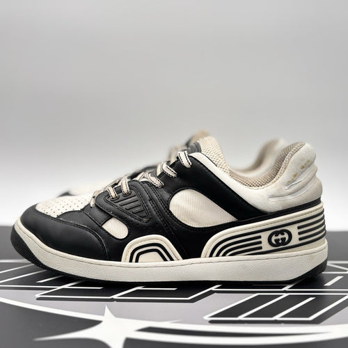 Size 10 G ( 10.5 US) - Gucci Basket ‘ White, Black ‘