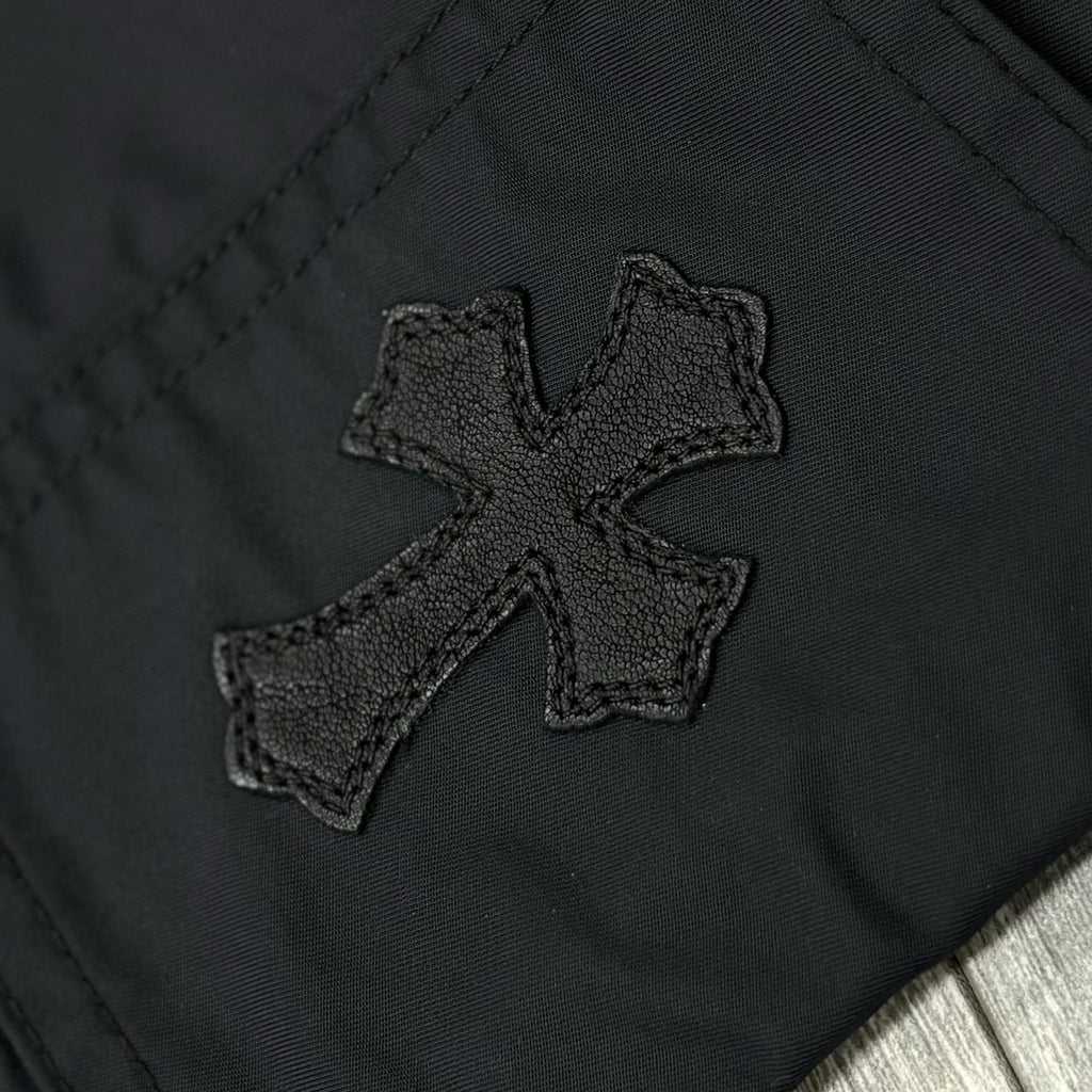 Size 30 - Chrome Hearts Leather Knee Carpenter Pants ' Black ' | WORN 1-3X