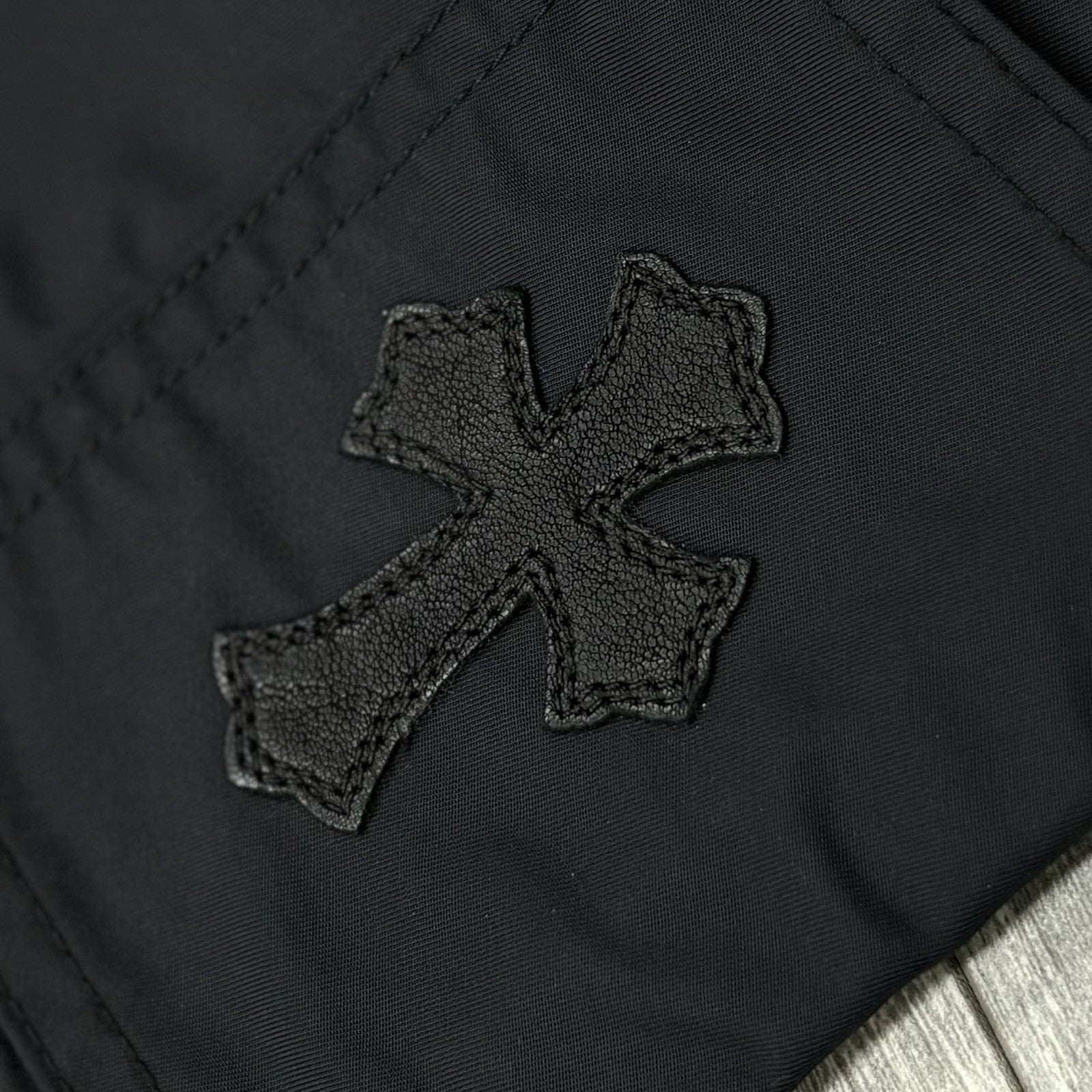 Size 30 - Chrome Hearts Leather Knee Carpenter Pants ' Black ' | WORN 1-3X