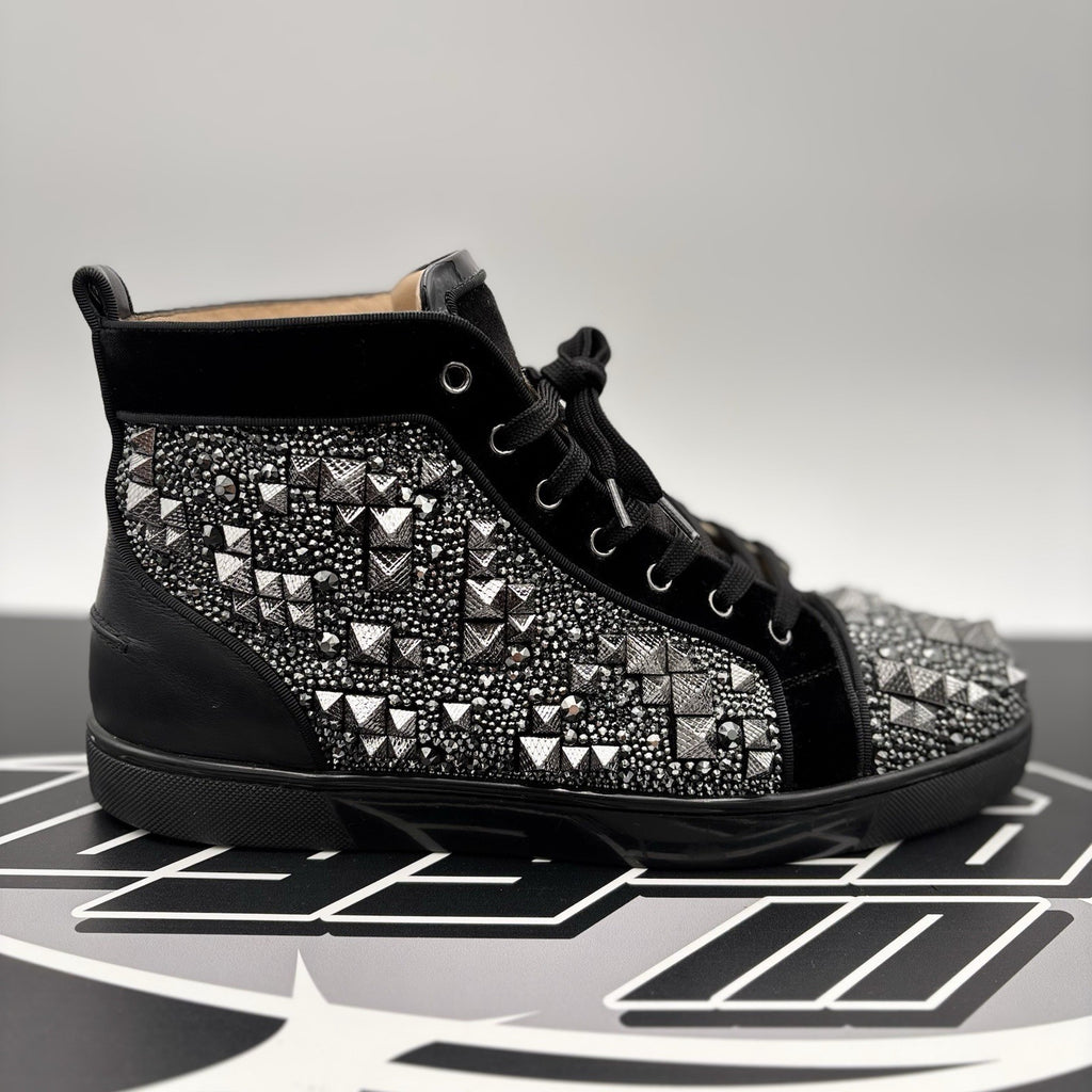 Size 43.5 (10.5 US) -Christian Louboutin Louis Max ' Multi Black ' | GREAT