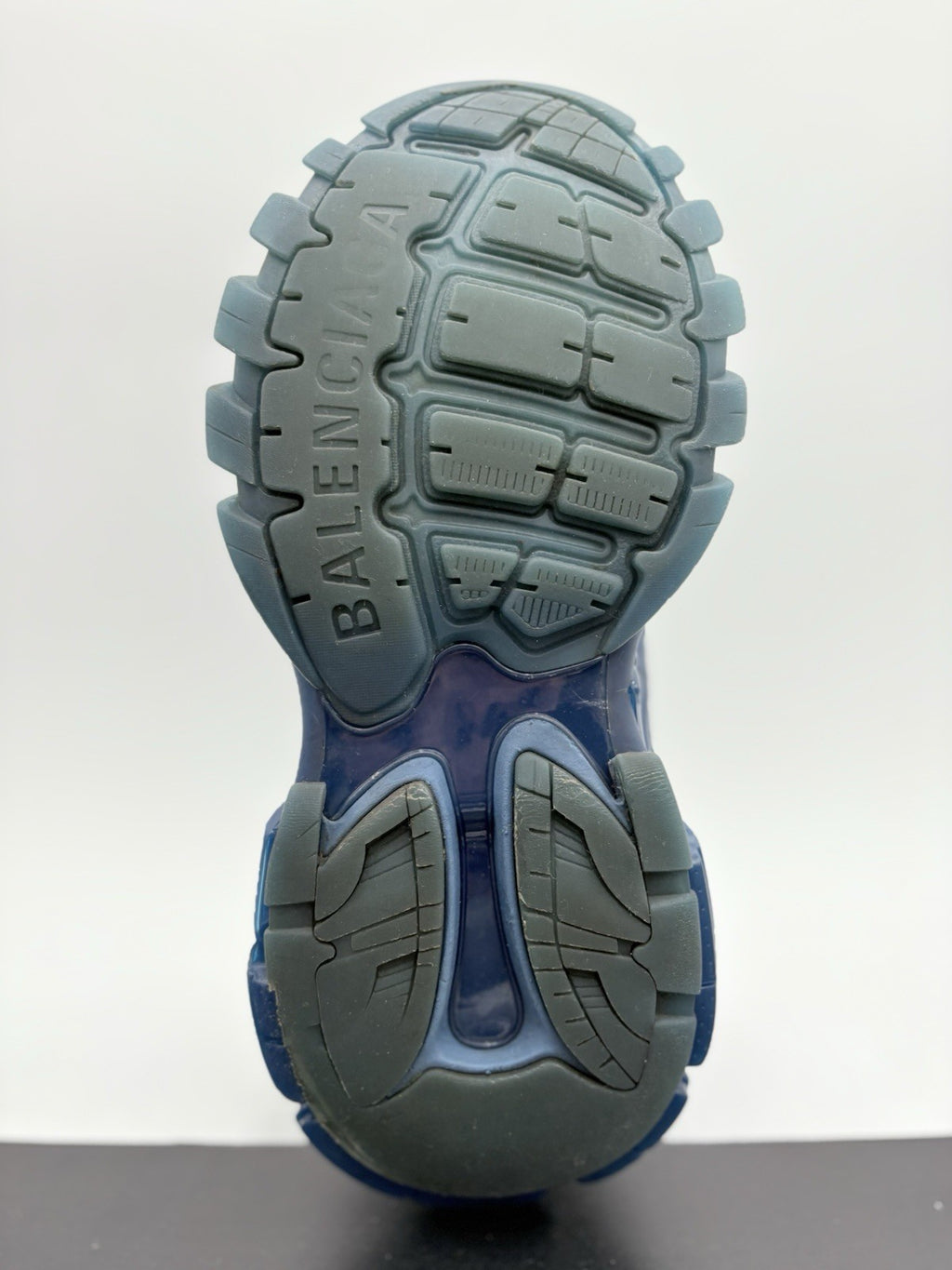 Size 40 (7 US) - Balenciaga Track ' Clear Sole Dark Navy '