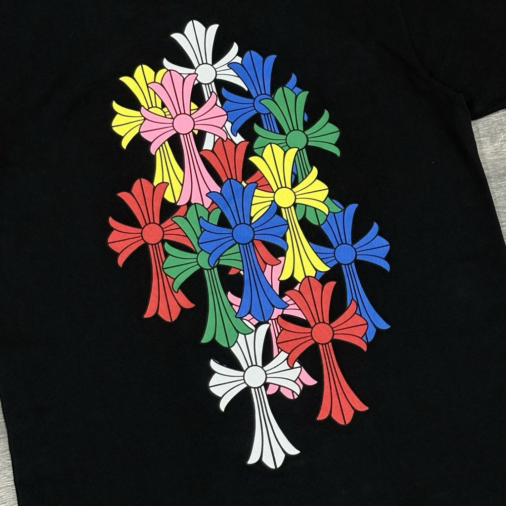 Size M - Chrome Hearts Multi Cross Cemetery T-Shirt ' Black ' | SUPER CLEAN!