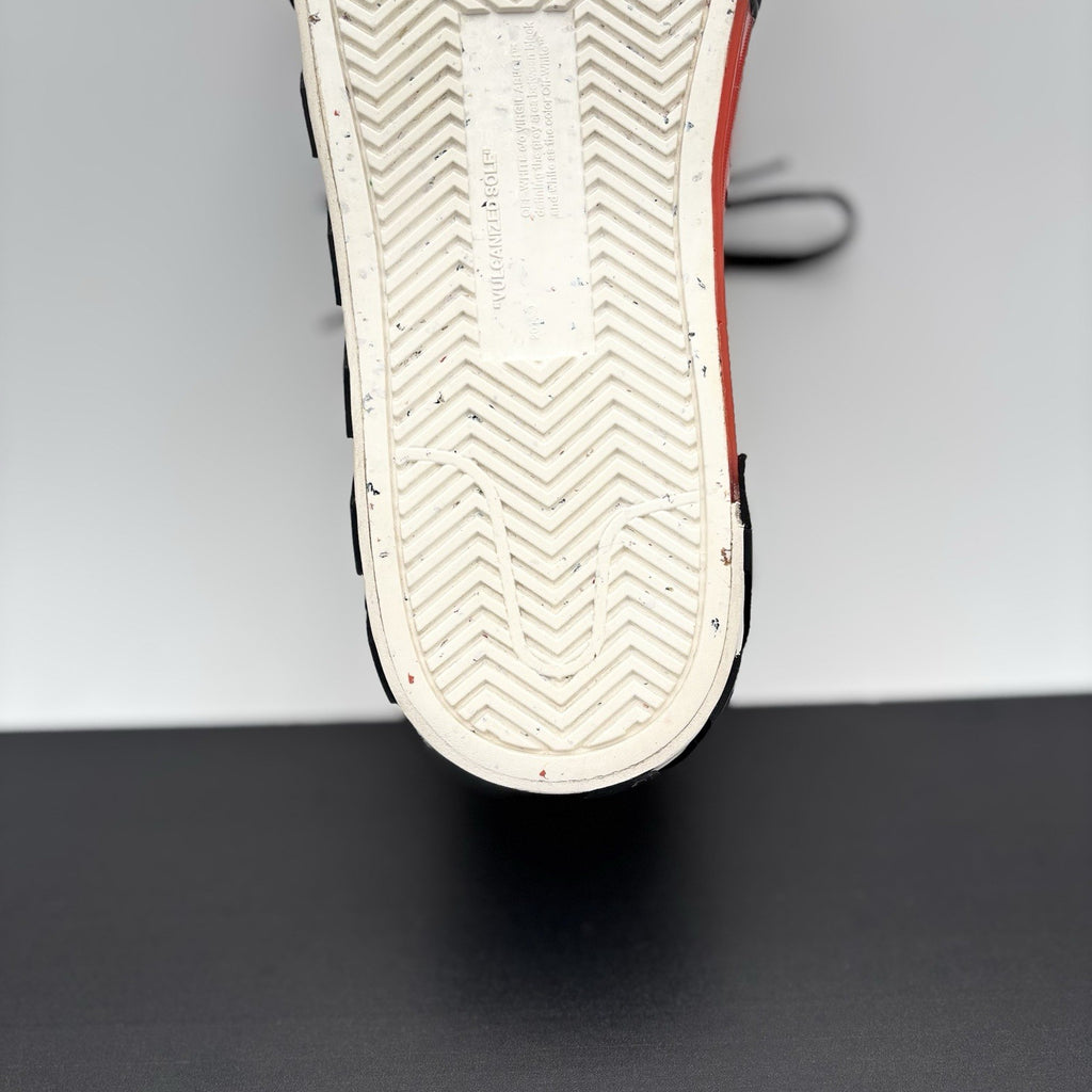 Size 41 (8 US) Off-White Vulc Sneaker ' Canvas White, Black ' | GOOD CONDITION!