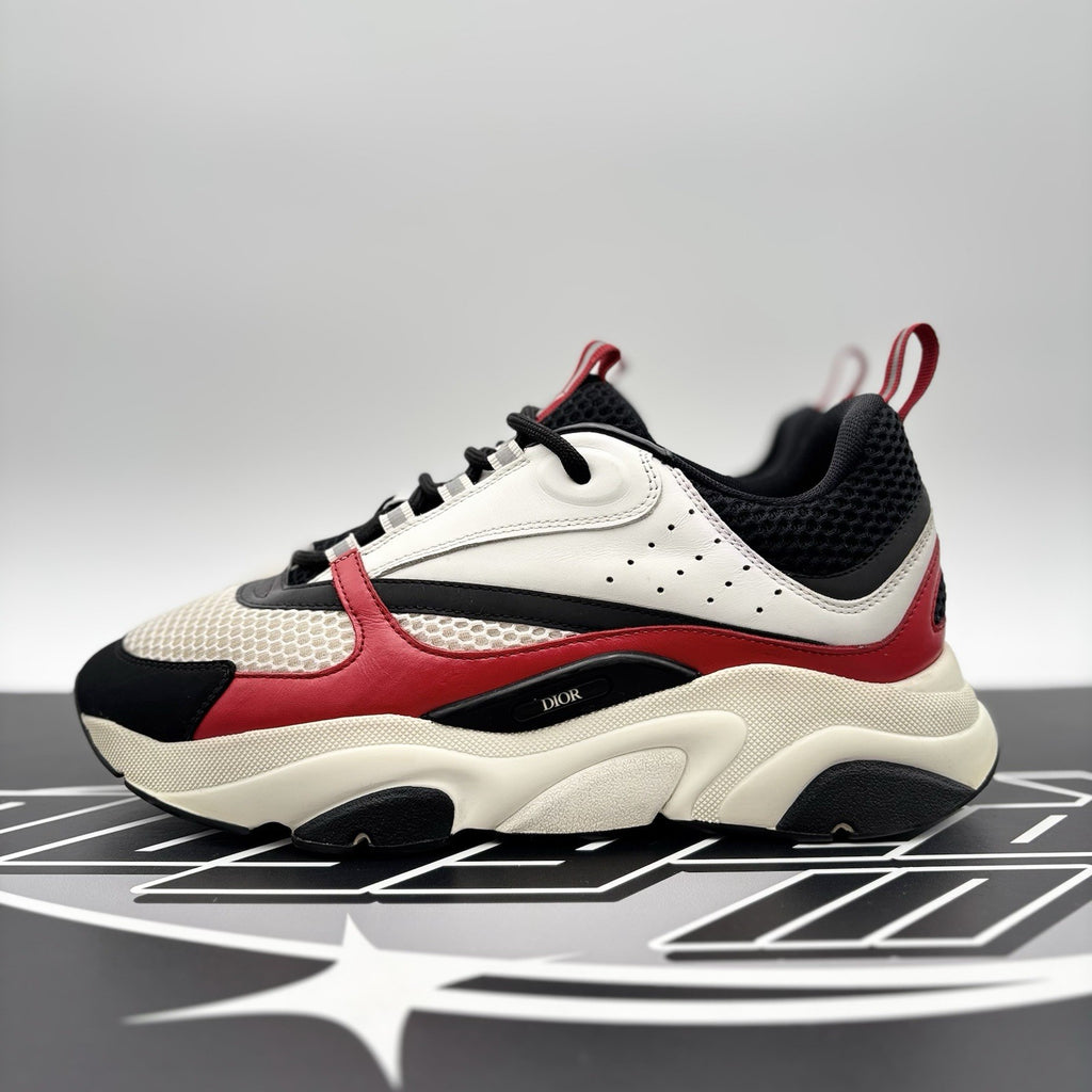Size 42 (9 US) - Dior B22 Sneaker ' White, Red ' | GOOD CONDITION!