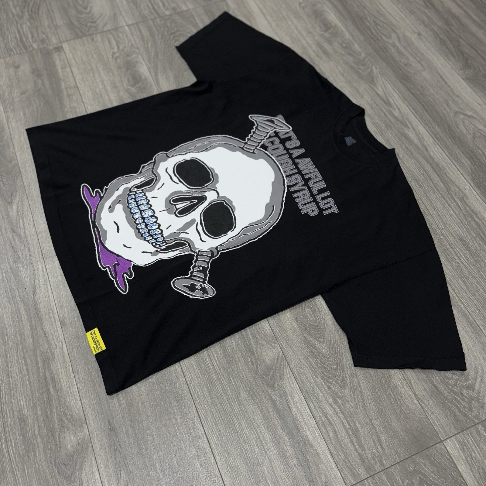Size XXL - That’s A Awful Lot Of Cough Syrup X Persona T-Shirt ' Black ' | NEW!