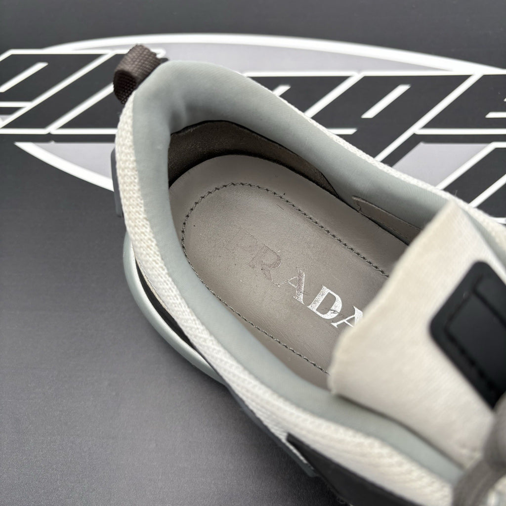 Size 6.5 UK (7.5 US) Prada Cloudbust Mesh ' White, Grey ' | GOOD CONDITION!