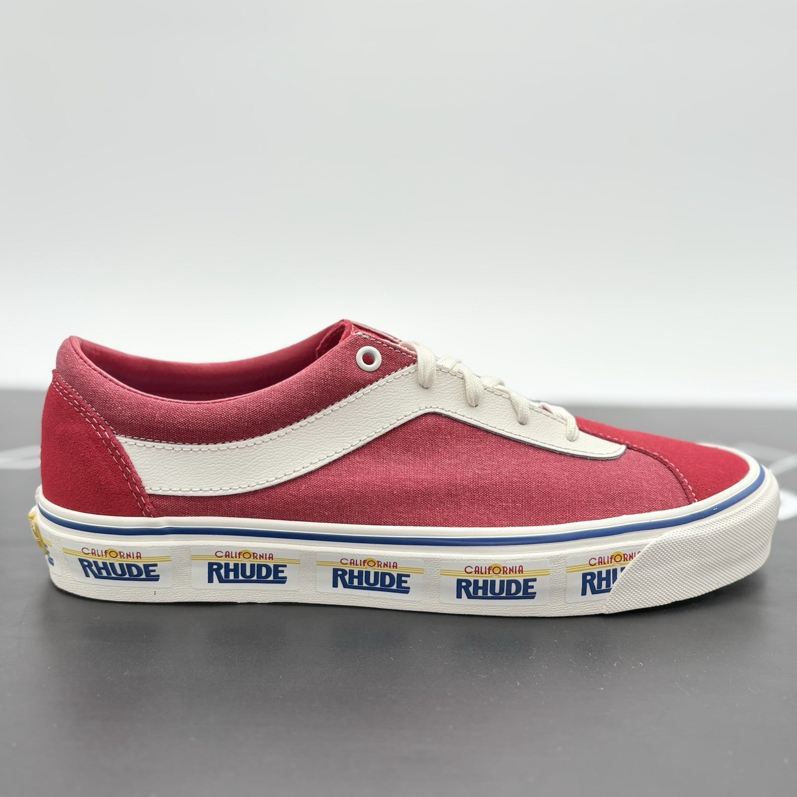 Size 11 - Rhude x Vans Bold Ni ' California Plate - Red ' | BRAND NEW!