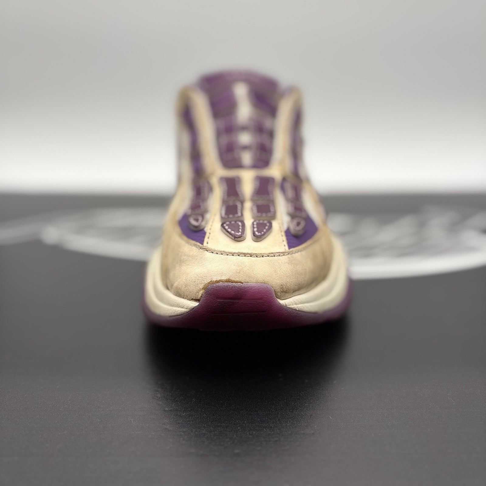 Size 42 (9 US) Amiri Bone Runner ' White, Beige, Purple '