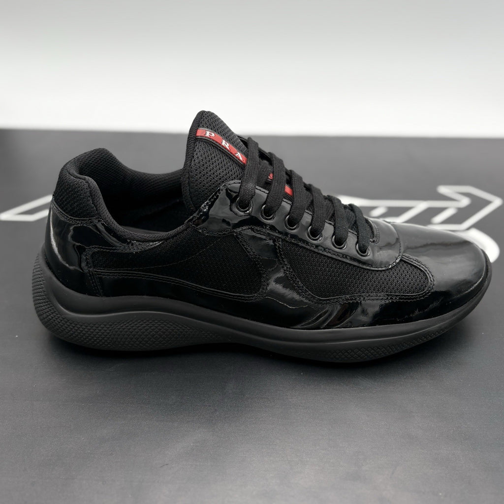 Size 10.5 UK (11.5 US) Prada Americas Cup ' Black ' | SUPER CLEAN!