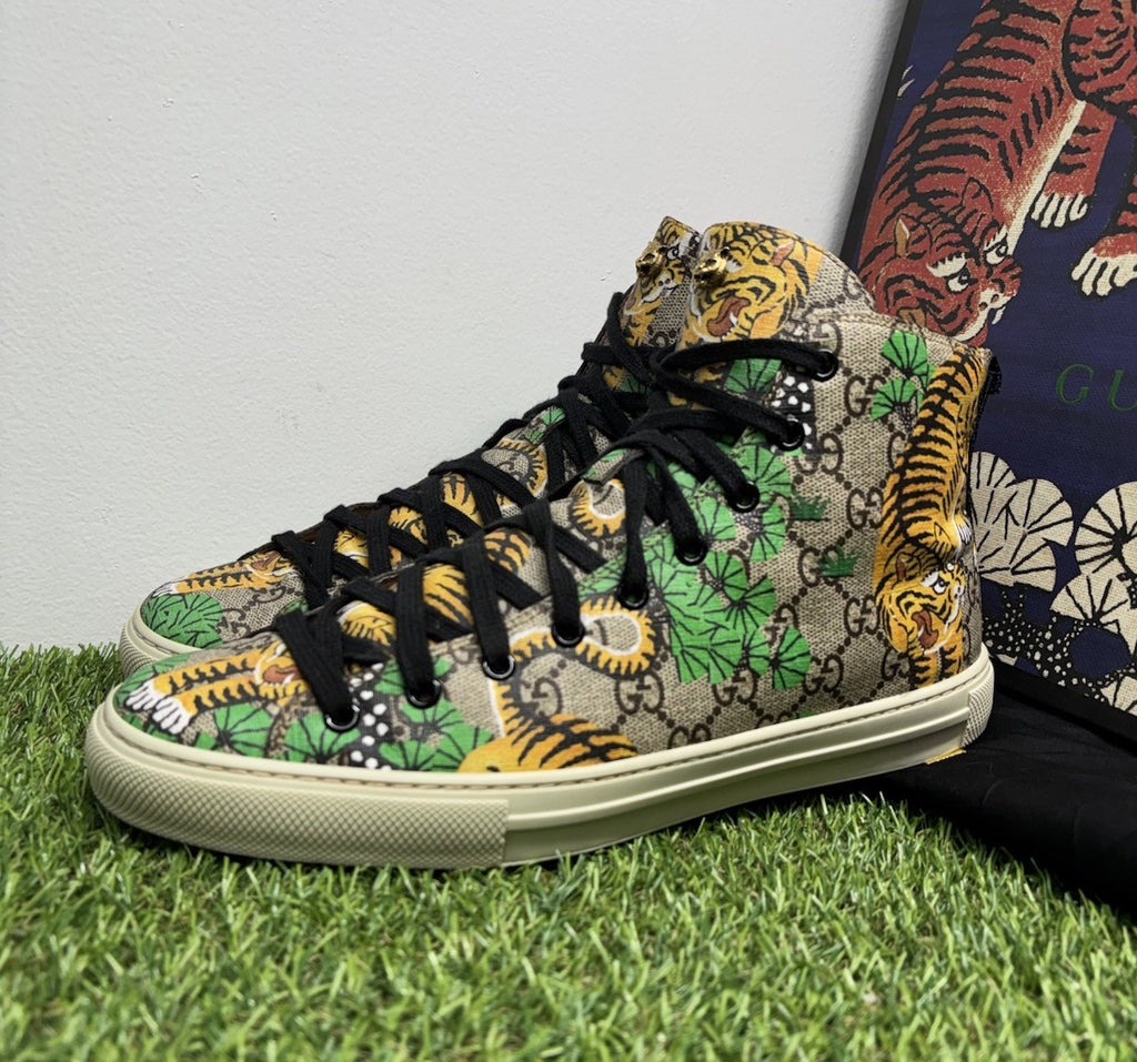 Size 8.5 G (9US) - Gucci GG Supreme High ‘ Bengal ‘ | GREAT COND!