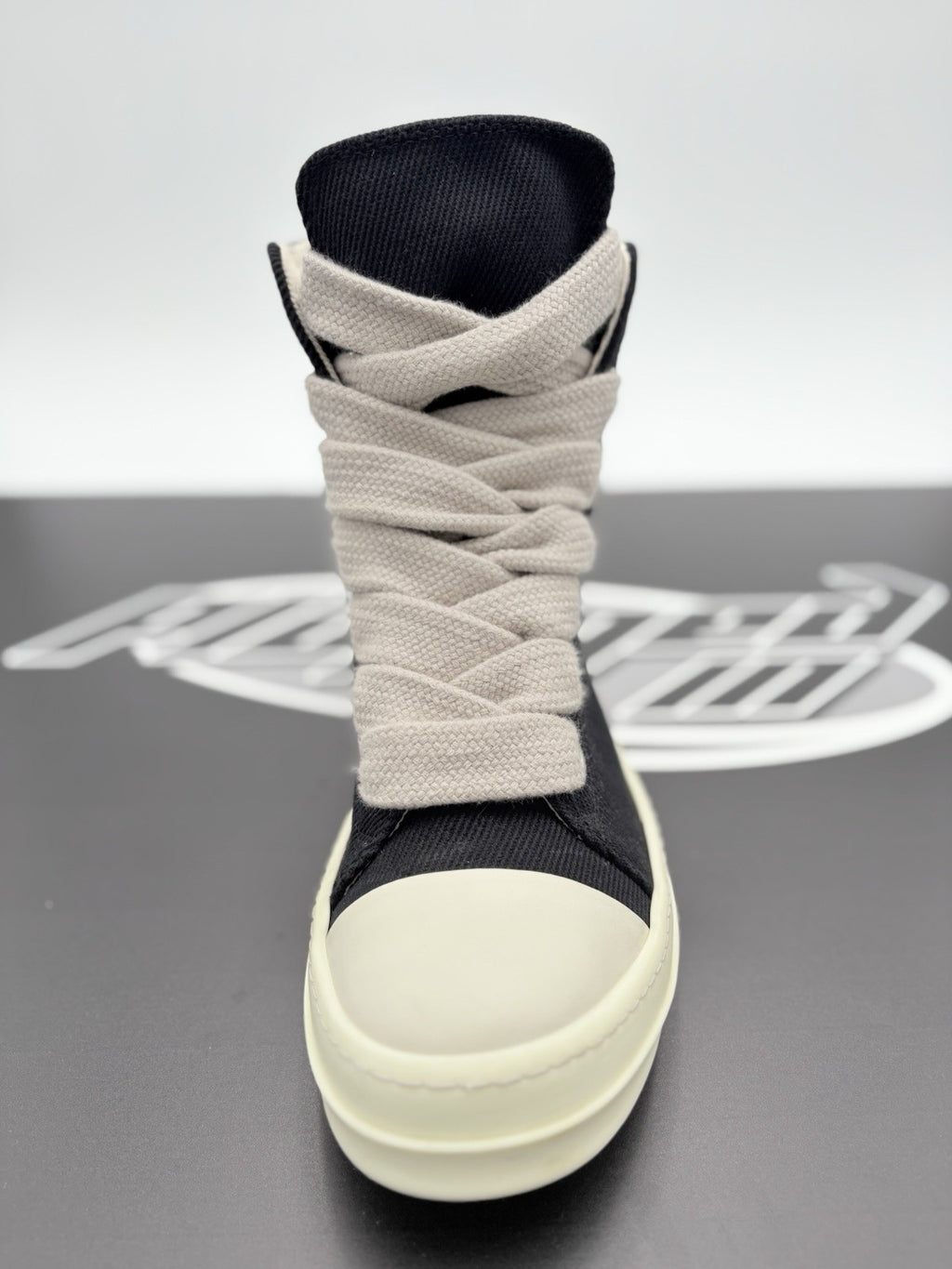 Size 40 (7 US) - Rick Owens DRKSHDW Jumbo Lace Sneakers ' Black ' | SUPER CLEAN!