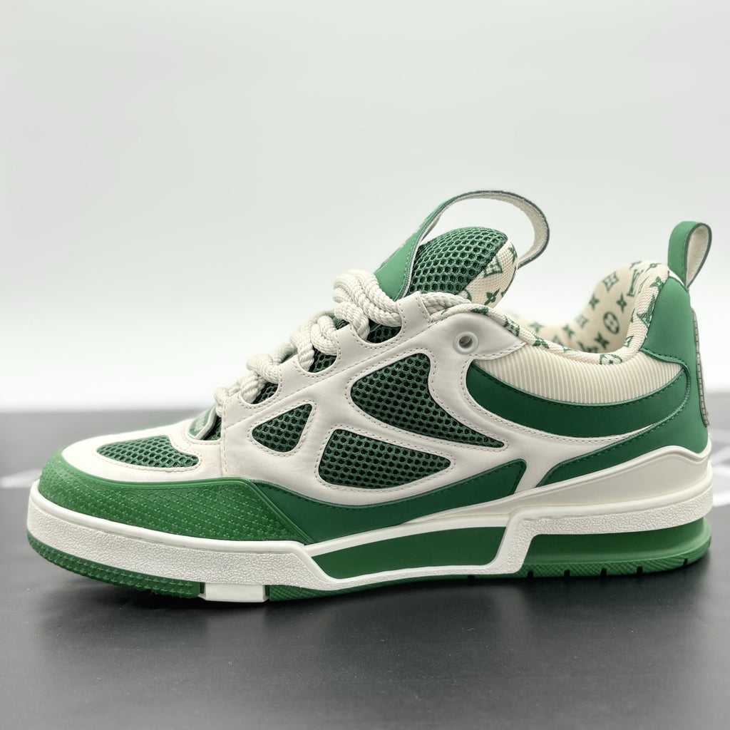 Size 9 LV (10-10.5 US) Louis Vuitton Skate ' Green White ' | SUPER CLEAN!