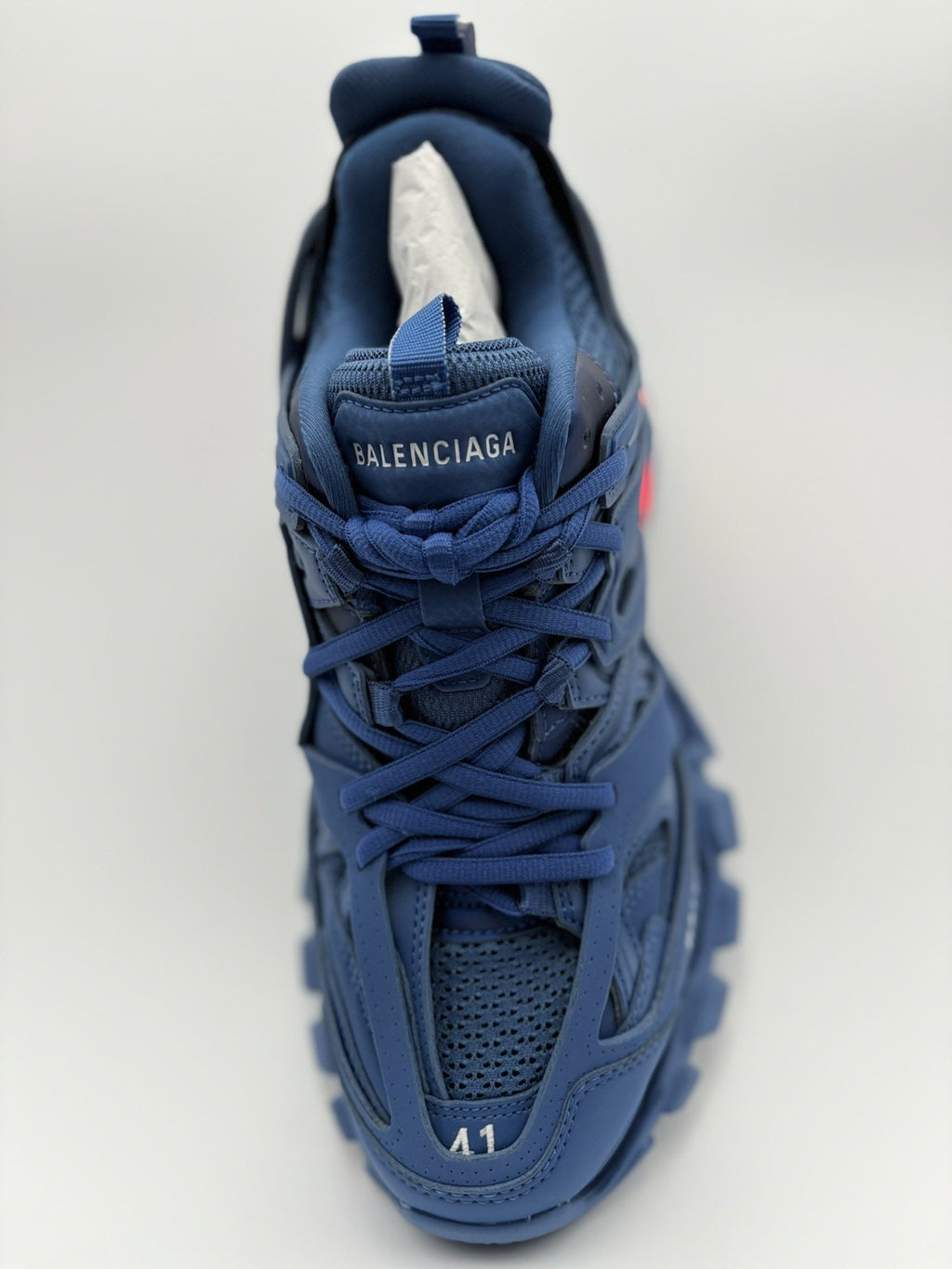 Size 41 (8 US) - Balenciaga Track LED Sneaker ' Navy ' | BRAND NEW!