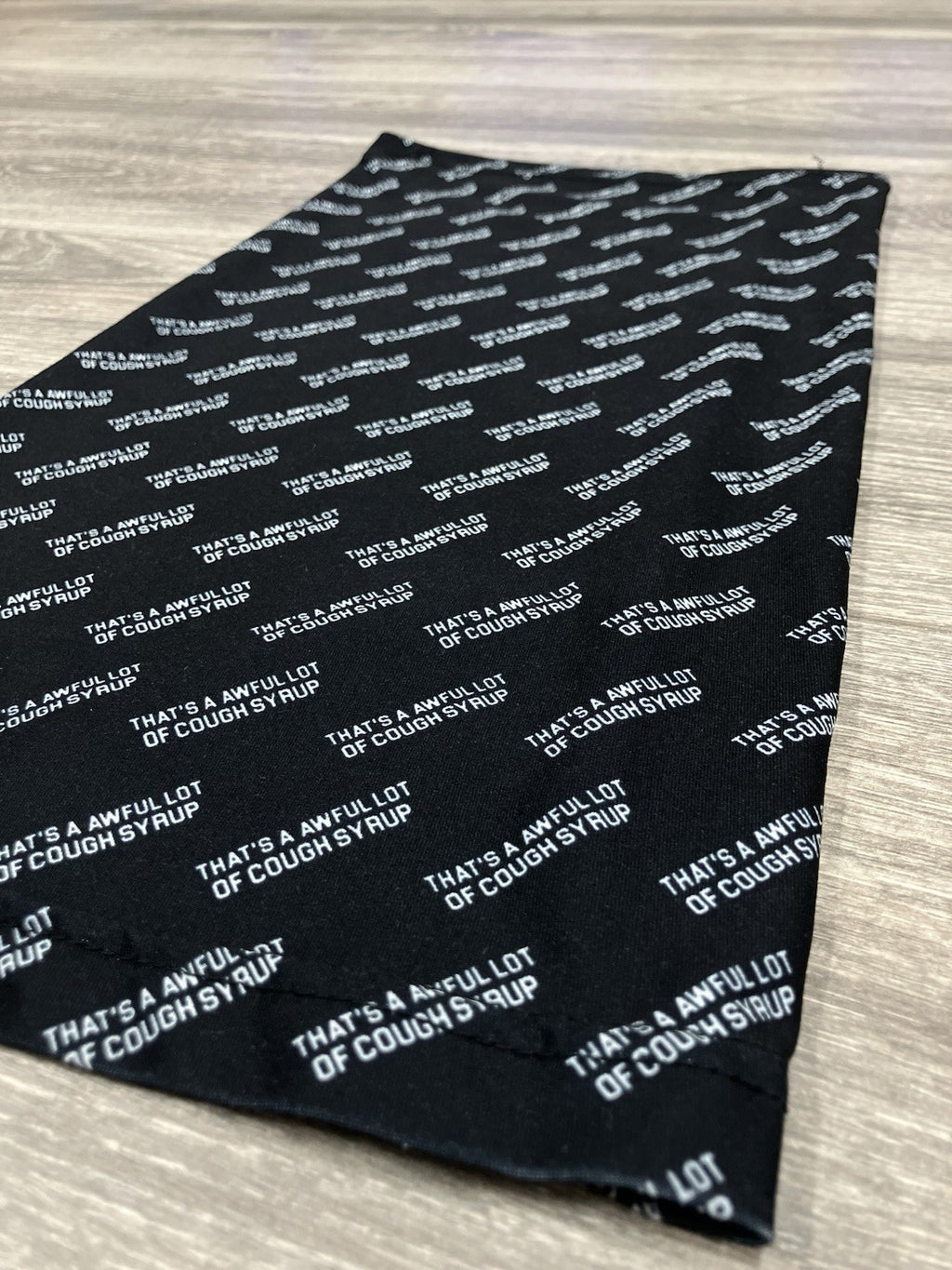 Thats A Awful Lot Of Cough Syrup Neck Scarf ' Black, White ' | BRAND NEW!