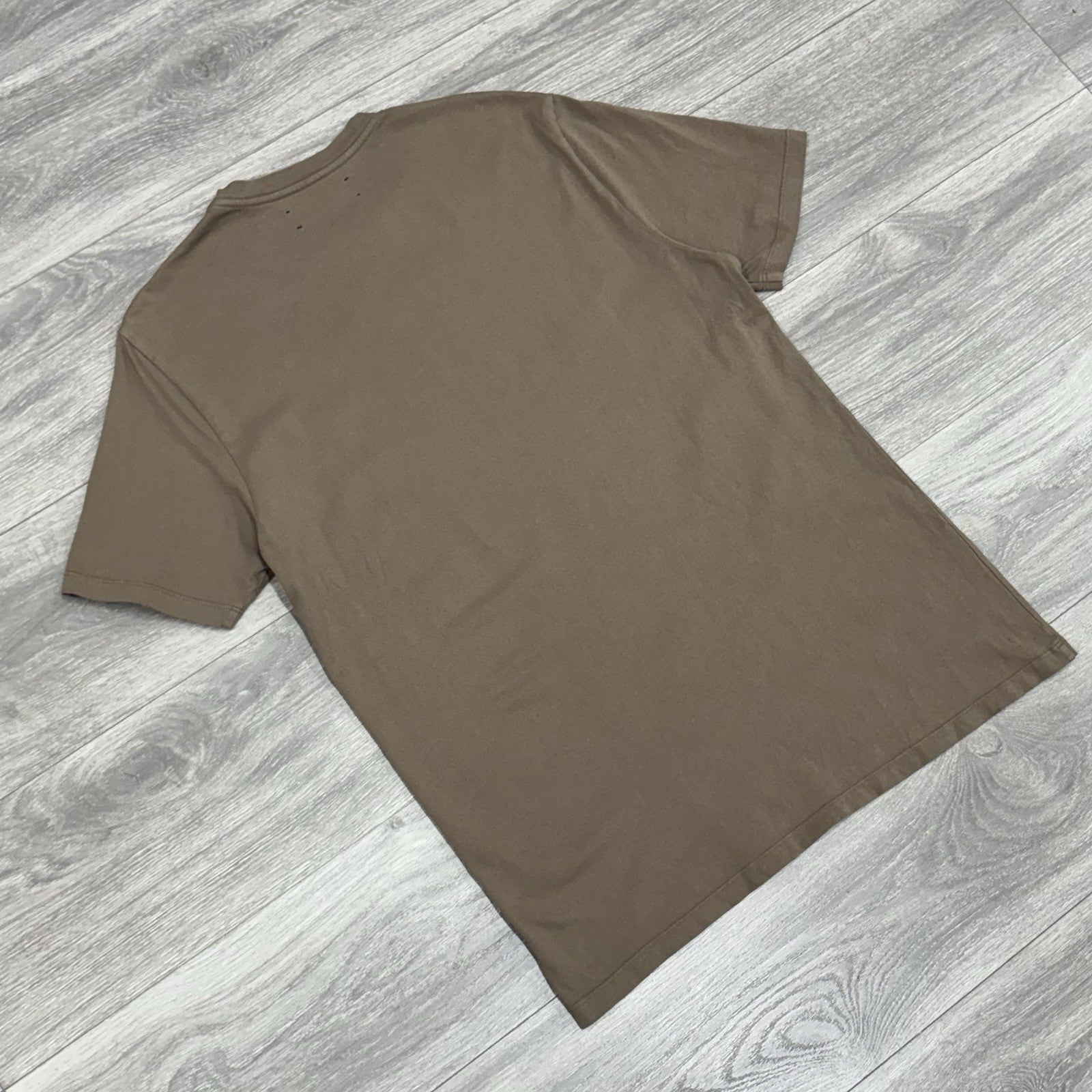 Size Small - Amiri Bar Logo T-Shirt ' Brown White ' | SUPER CLEAN!
