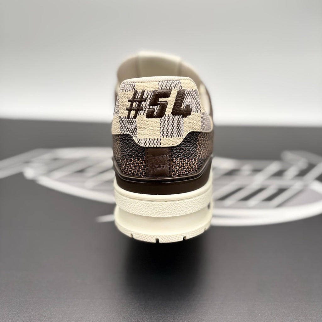 Size 9 LV (10-10.5 US) - Louis Vuitton Trainer ' Monogram Brown Ebene ' | GREAT!