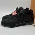 Size 9 LV (10-10.5 US) Louis Vuitton Trainer X Nigo ' Black Denim ' | CLEAN!