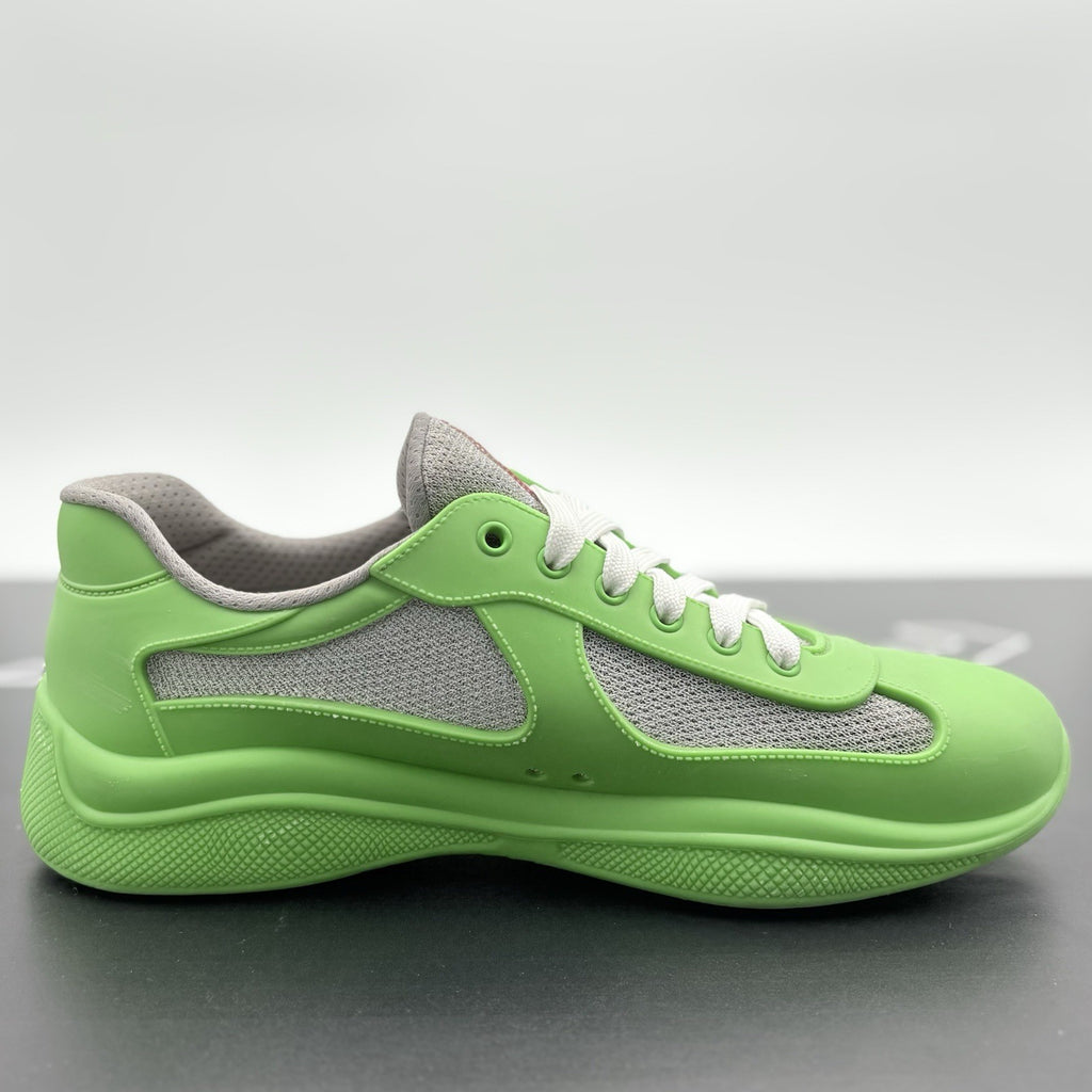 Size 42 (9 US) Prada America's Cup Soft Rubber ' Apple Green ' | CLEAN!