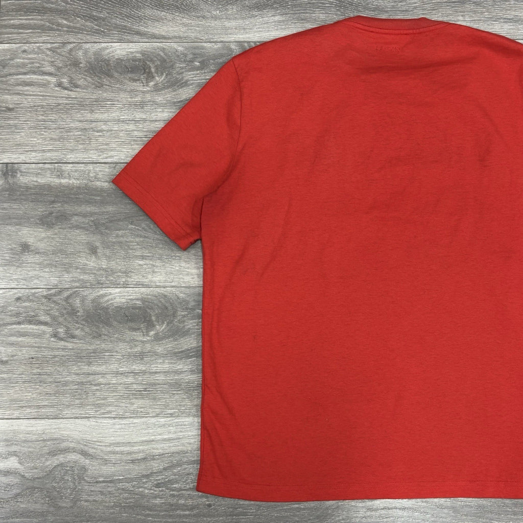 Size XL - Lanvin Embroidered Logo T-Shirt ' Red ' | GOOD CONDITION!