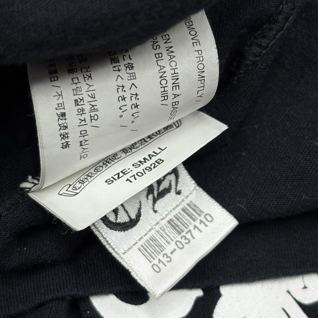 Size S - Chrome Hearts Dagger & Vine Spine Long Sleeve ' Black ' | SUPER CLEAN!