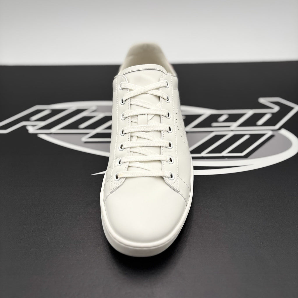 Size 40.5 (8 US) - Gucci Ace ' Interlocking G, White, Pink ' | GREAT CONDITION